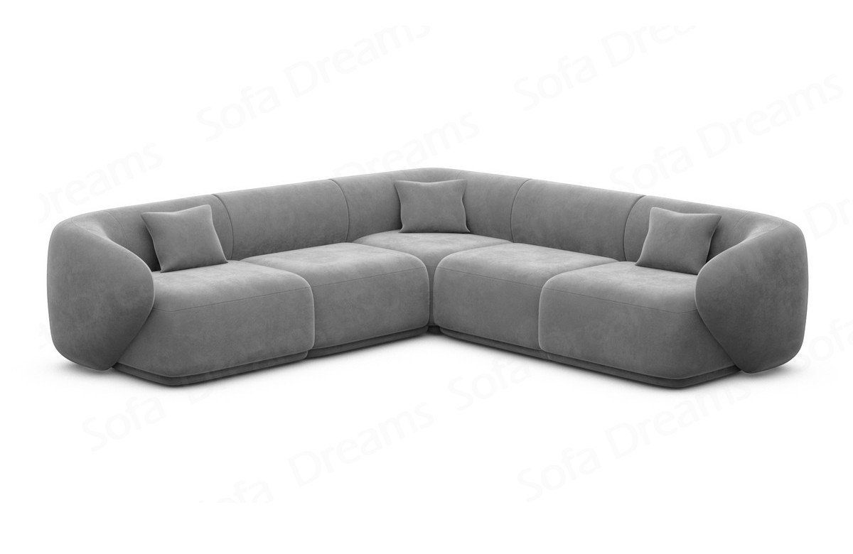 Sofa Dreams Ecksofa Polster Design Samtstoff günstig online kaufen