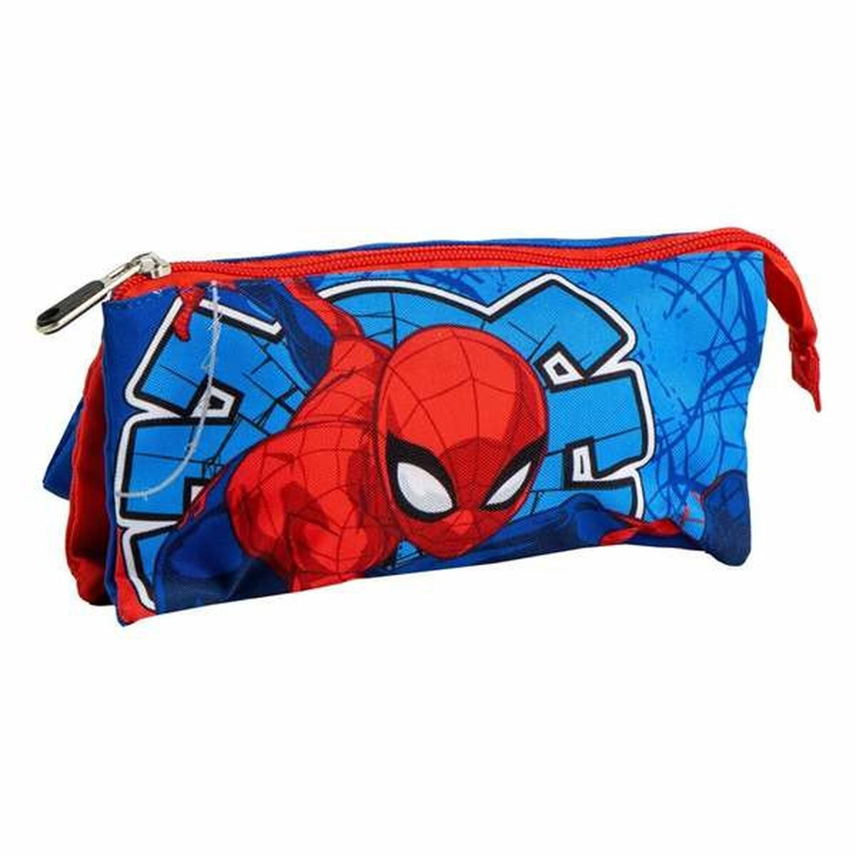 Spiderman Federtasche Stifteetui Etui Federmäppchen Faulenzer Spider-Man Blau 2,2 x 1,1 x 22