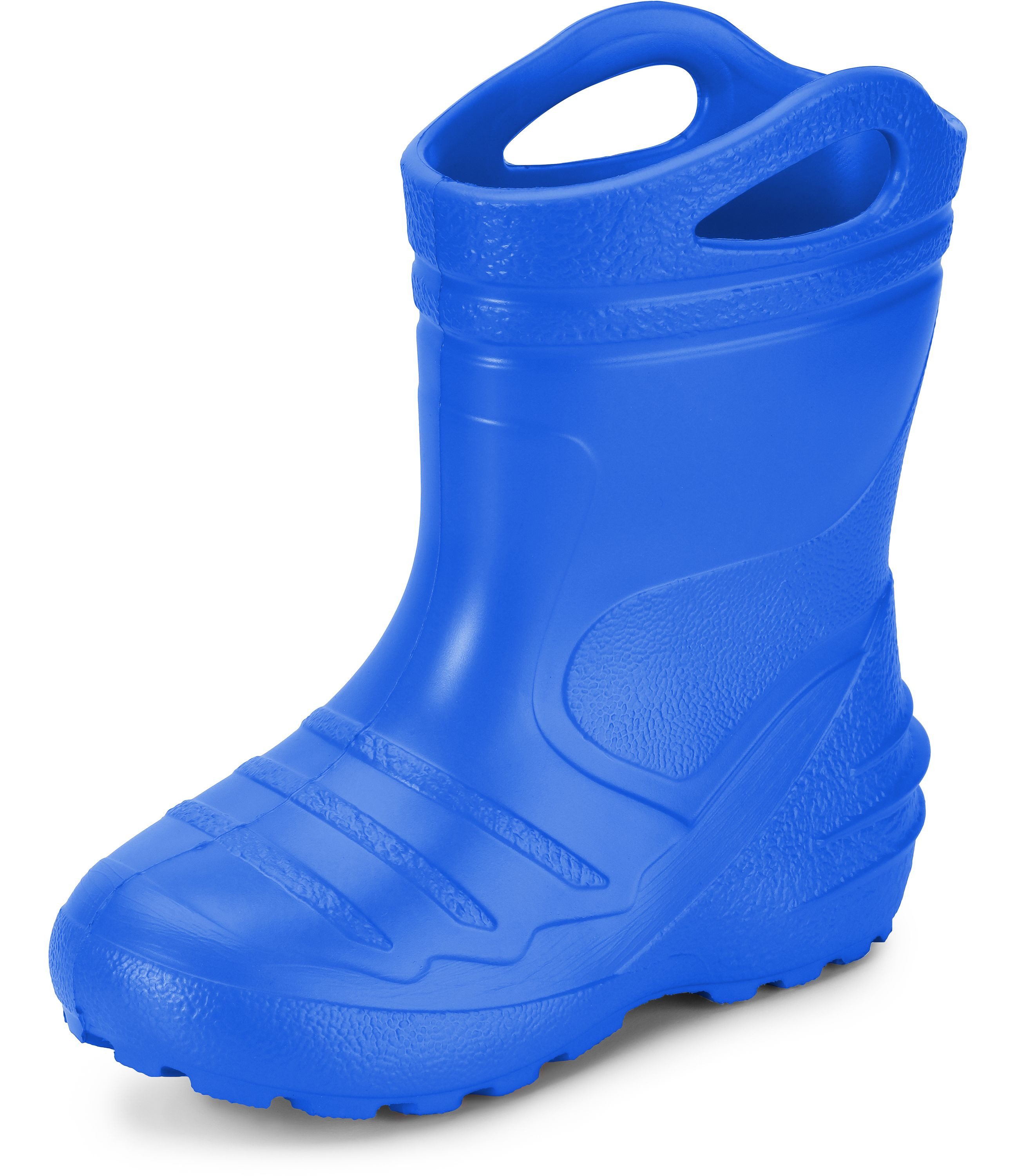 federleichte Regenschuhe Kinder mit Griffen KL051 Gummistiefel