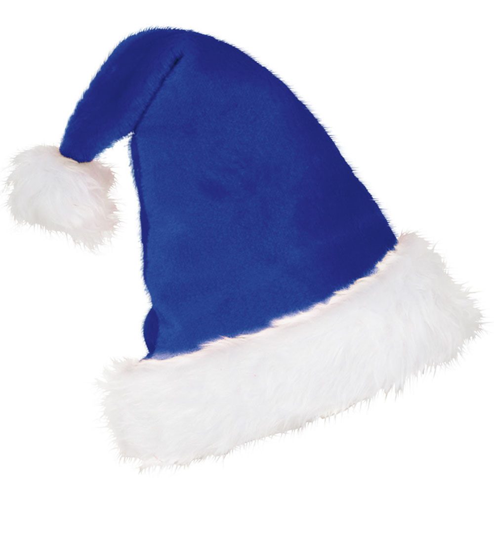 Fries Kostüm Edle Nikolaus Weihnachtsmann Mütze mit Bommel und Fell, Hochwertig