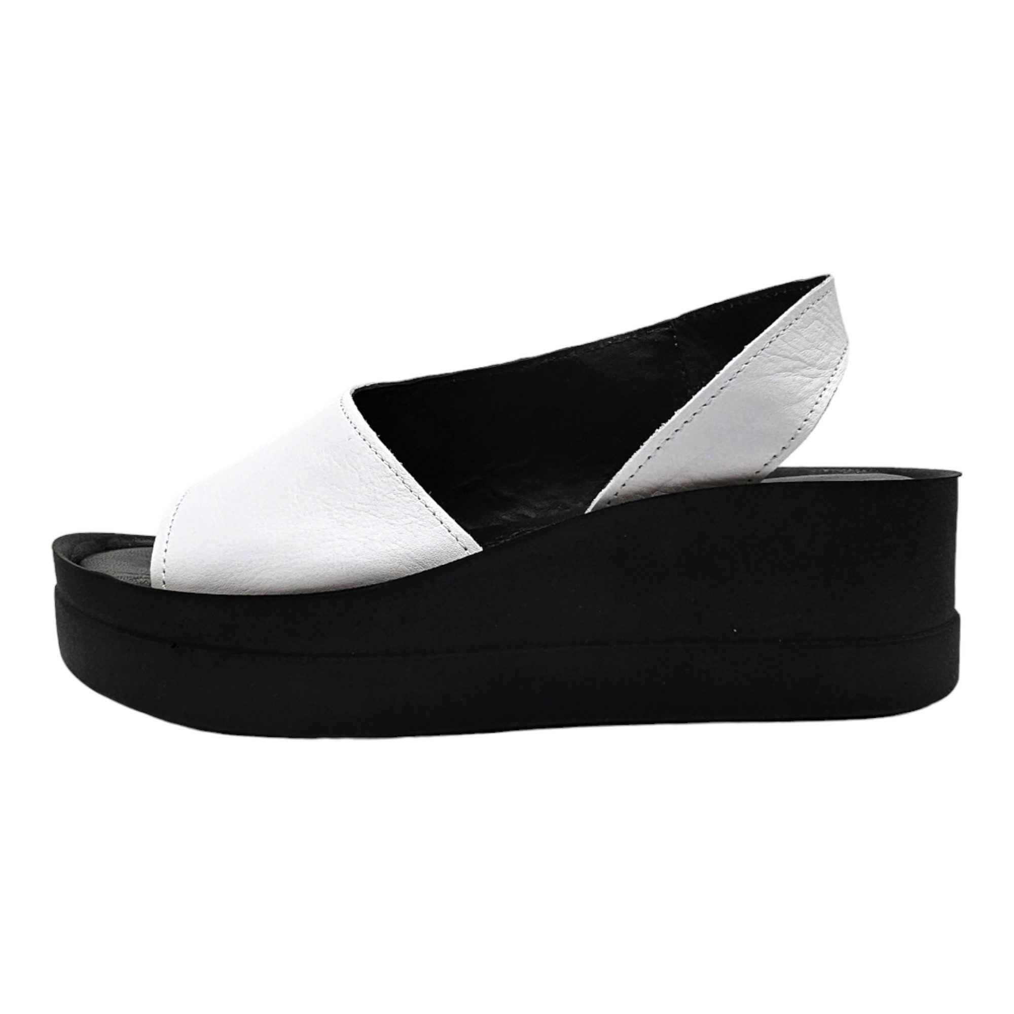 Yu&Luk Sommerschuh Riemchensandale mit Keilabsatz, Sandalette, Leder