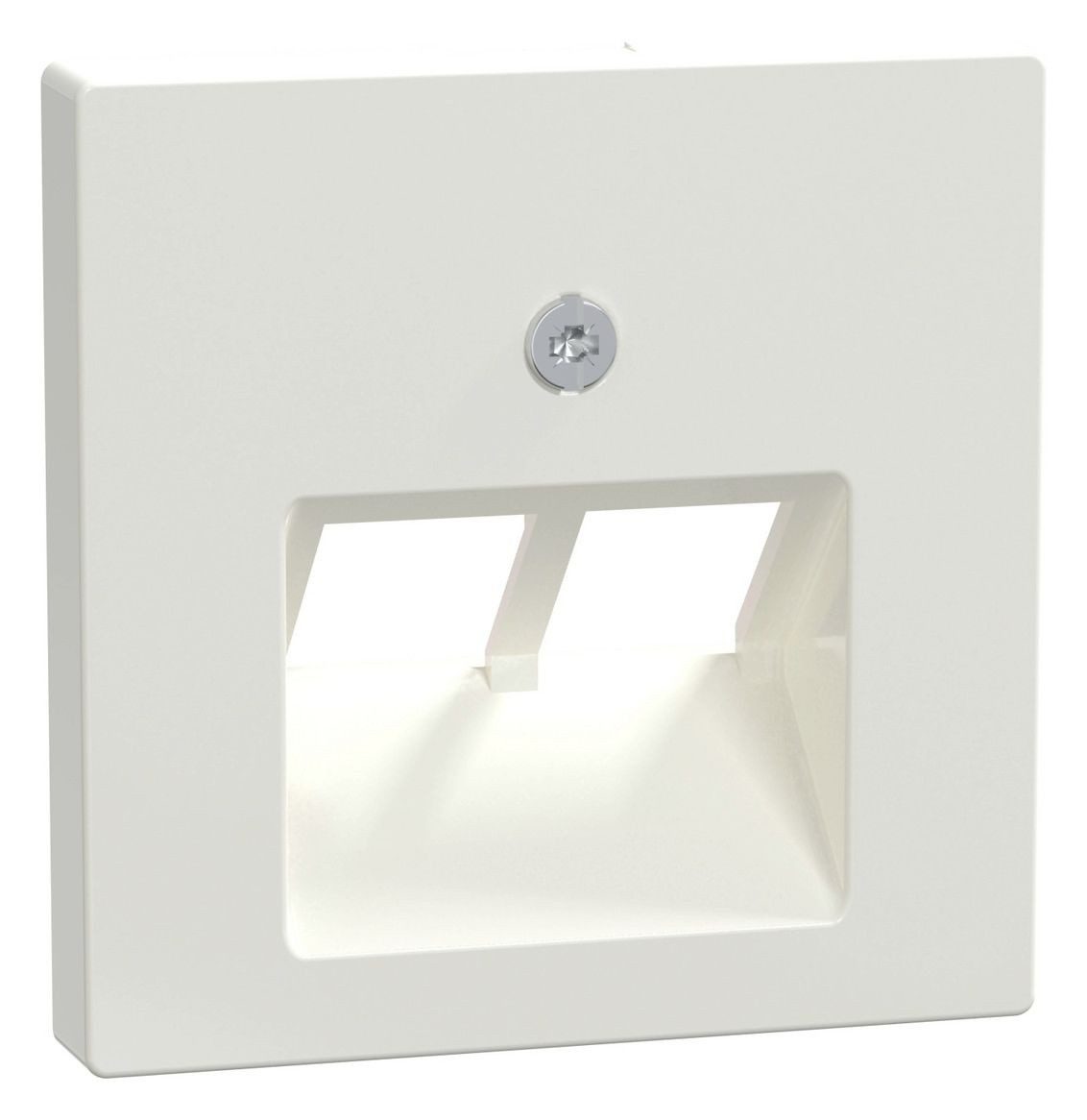 merten Mert 296119 Zentralplatte f.UAE 2fach polarweiß glänz. System M Smart-Home-Zubehör