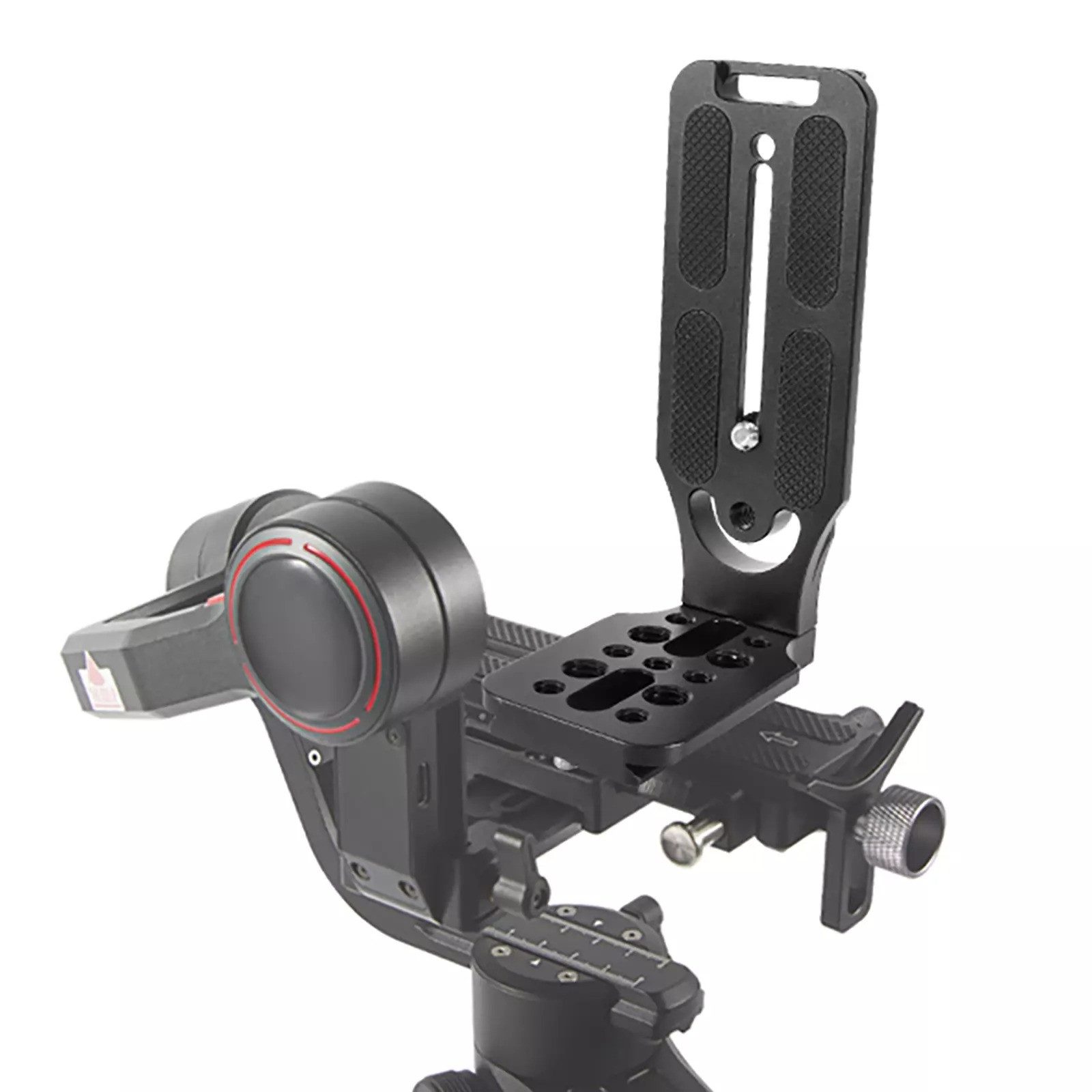 BEXIN Aluminum L-Halterung Schnellwechselplatte für DJI Stabilisator Gimbal Kamerastativ