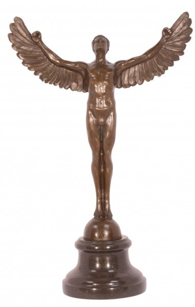 Dekofigur Icarus Skulptur Padrino 41.5 Padrino - Bronze 27 Luxus Casa Figur Casa cm x