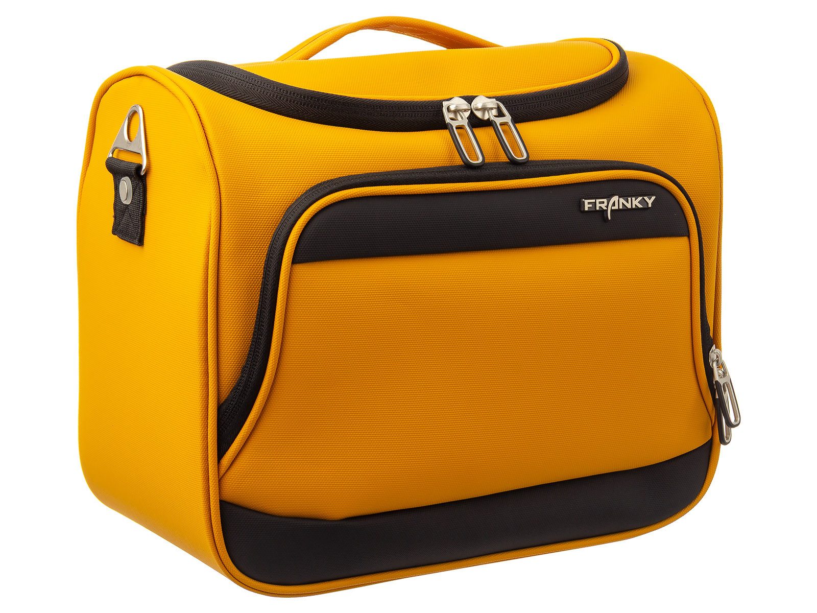 Franky Beautycase Beautycase T27-B Weichgepäck Reisegpäck (1-tlg), Trolleyaufsteckfunktion