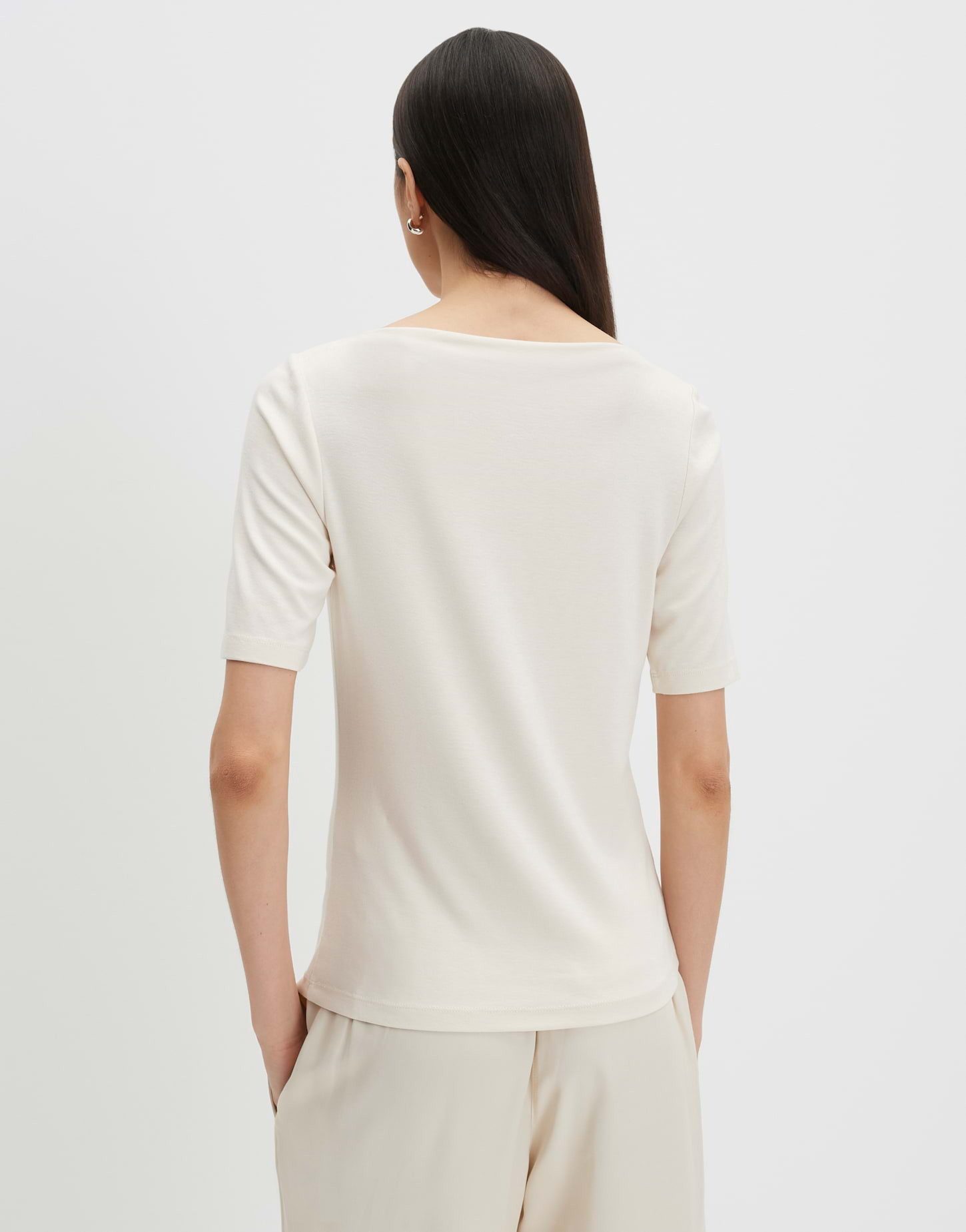 someday Kurzarmshirt Kadee aus Viskosemix mit weichem Griff Fließender Fall mit femininer Silhouette