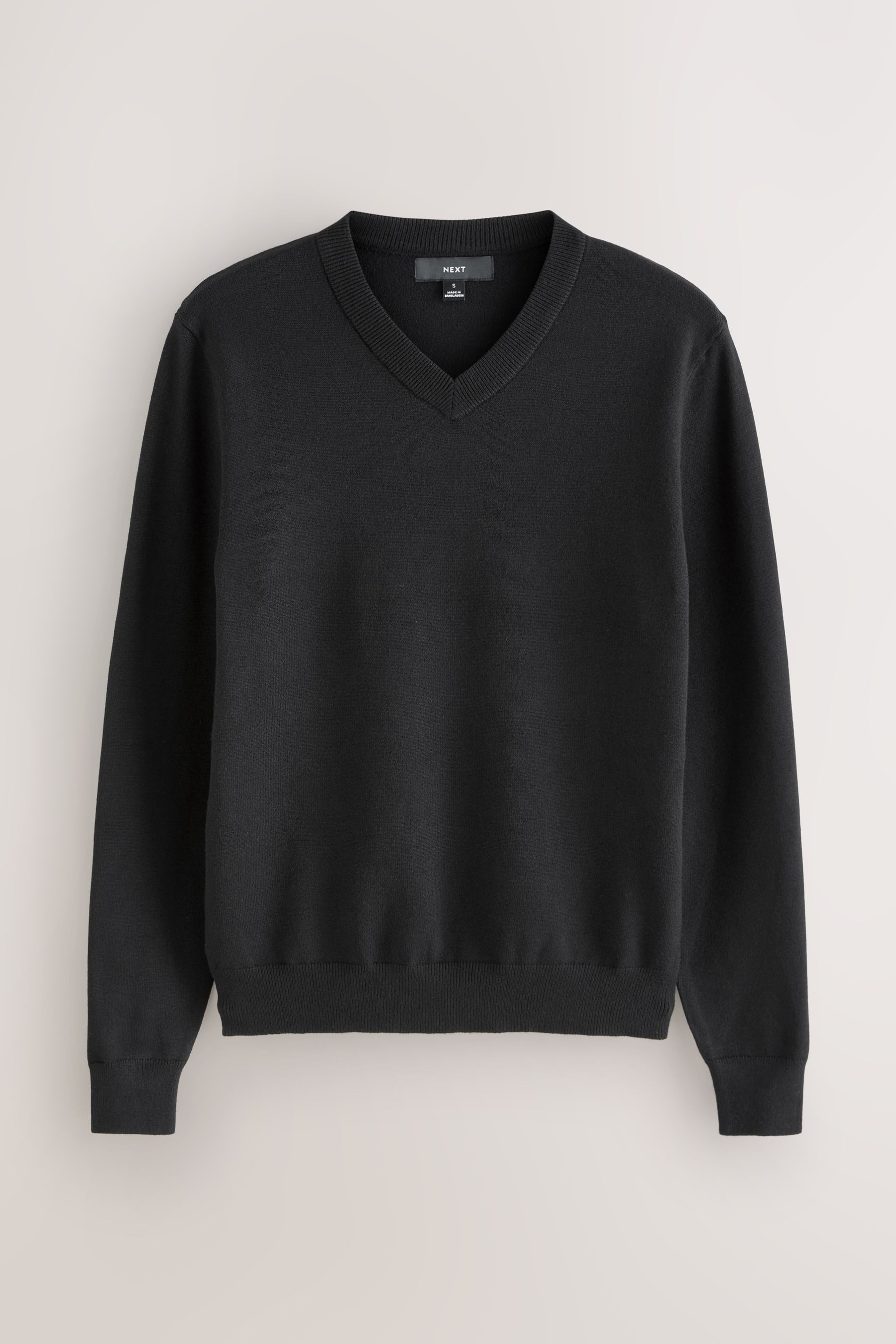 Next V-Ausschnitt-Pullover Regular Fit Pullover mit V-Ausschnitt, 3er Pack günstig online kaufen