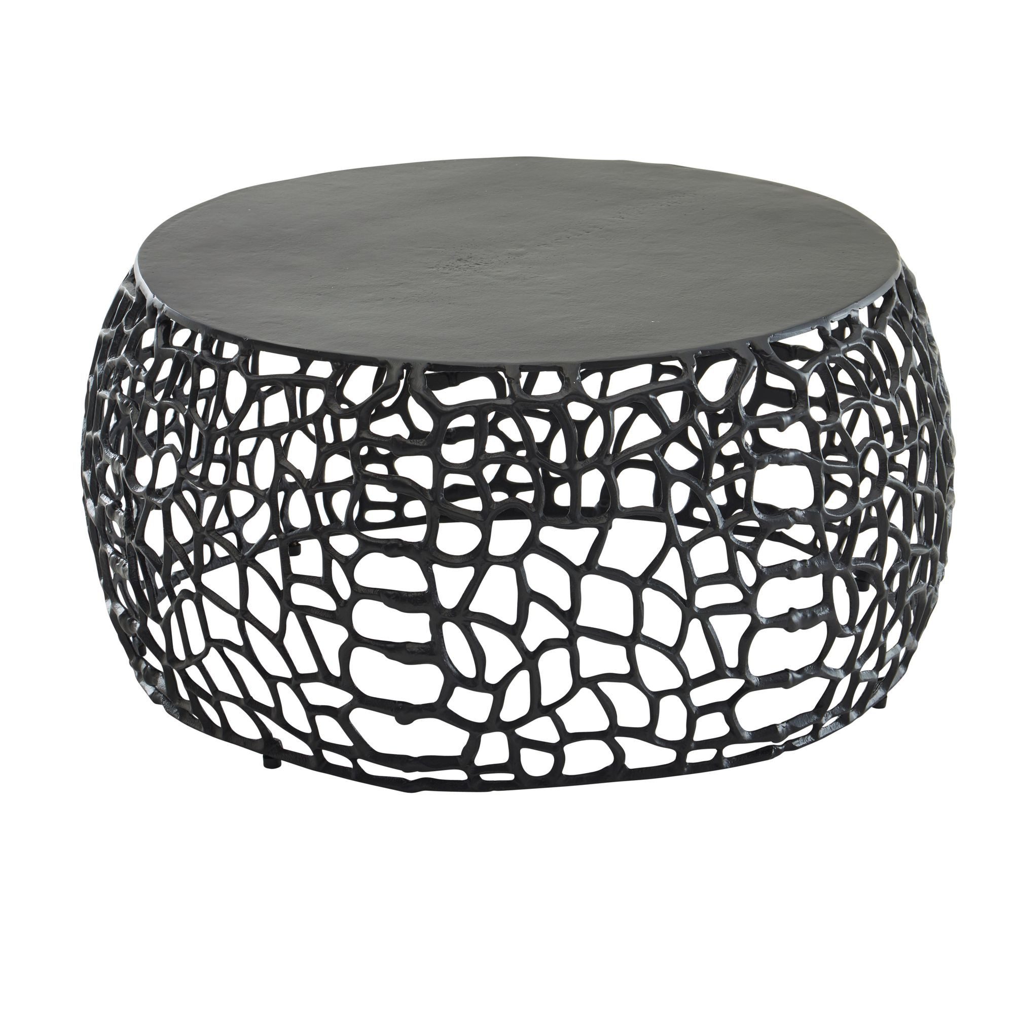 FINEBUY Couchtisch FB41461 (66x66x30 cm Schwarz, günstig online kaufen