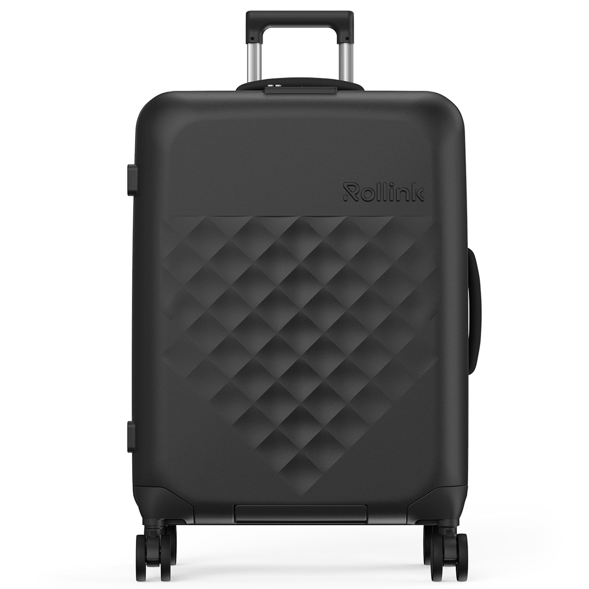 Rollink Hartschalen-Trolley Vega 360, 4 Rollen, Polycarbonat black