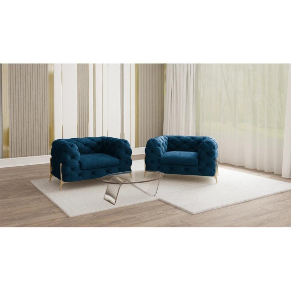 S-Style Möbel Chesterfield-Sessel Ashley mit Goldenen günstig online kaufen