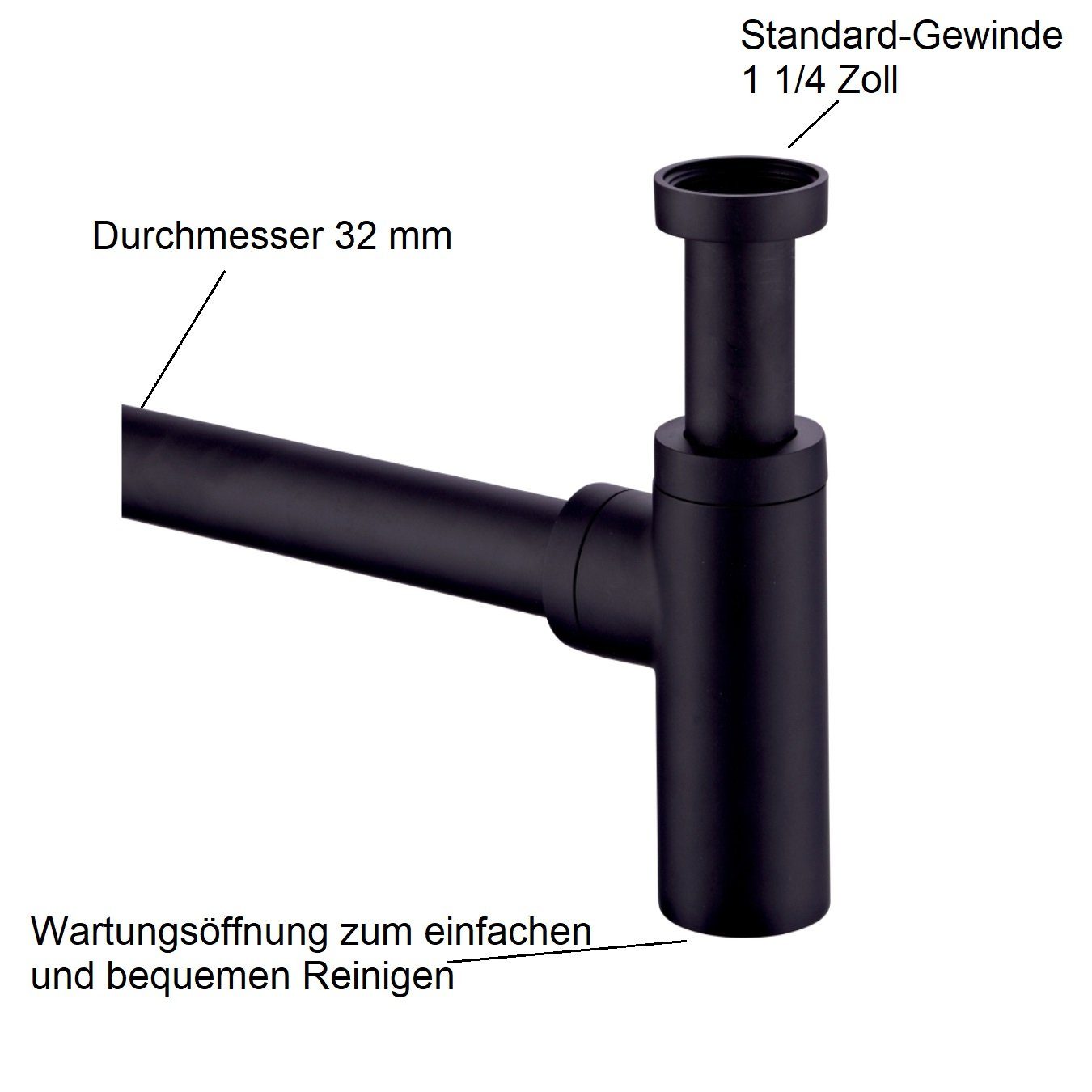 Sanixa Siphon Ablauf für Waschbecken Abfluss günstig online kaufen