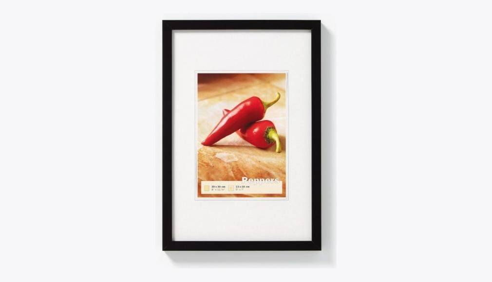 Walther Bilderrahmen Holzrahmen BP430B Peppers 24x30 schwarz