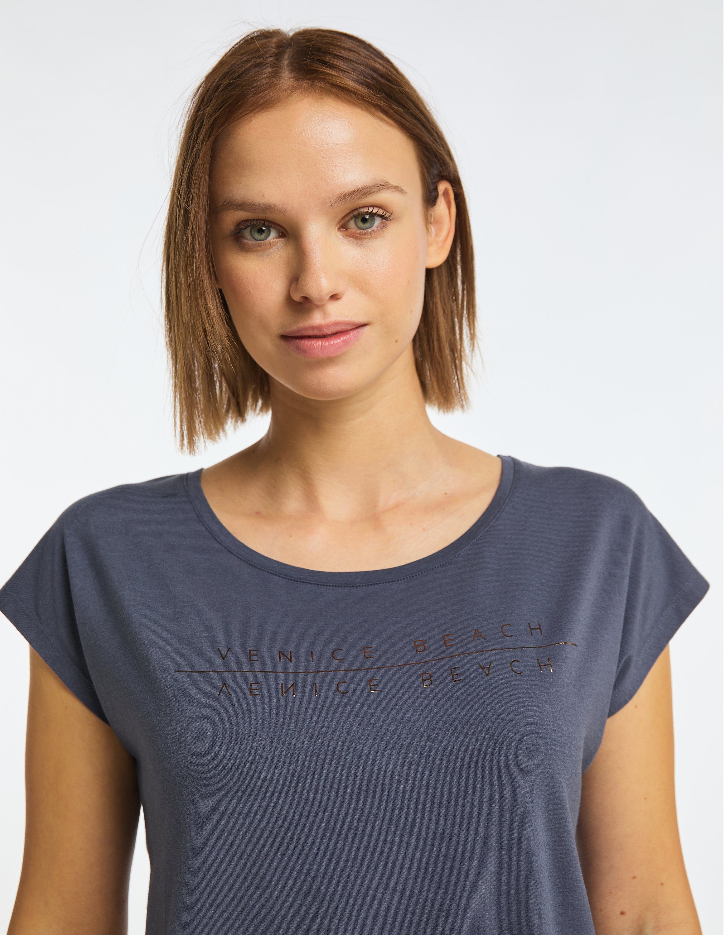 Beach Venice T-Shirt Wonder (1-tlg) smoke blue T-Shirt VB