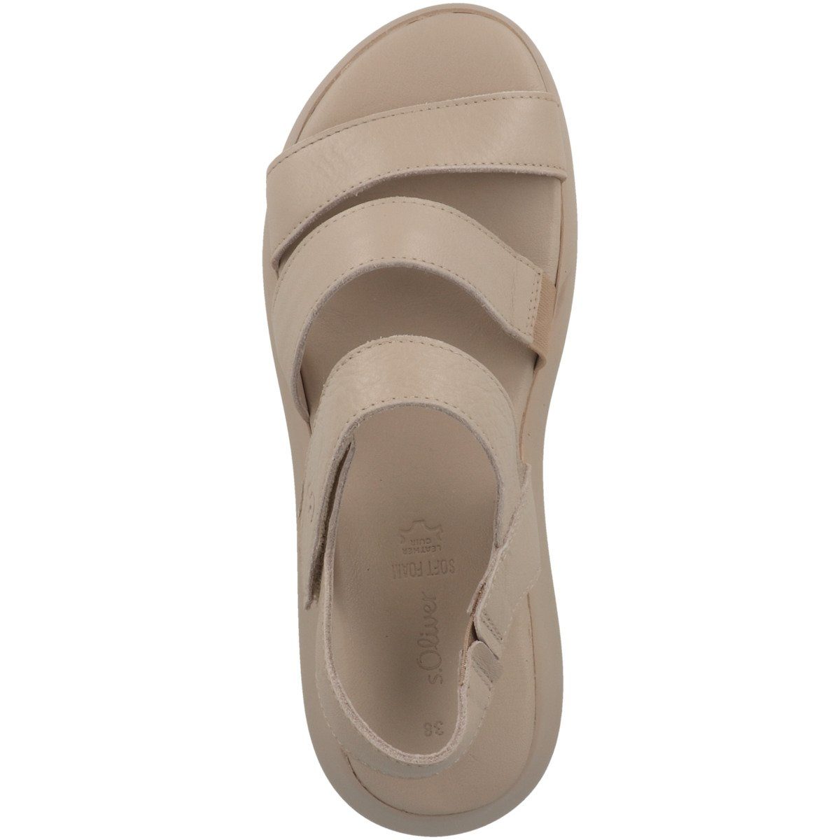 s.Oliver 5-28203-20 Damen Sandale creme