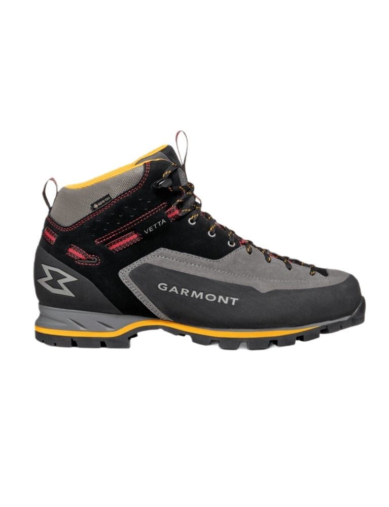 Garmont Vetta Evo GTX (Veloursleder, Zustieg, wasserdicht) schwarz/grau Herren Wanderschuh