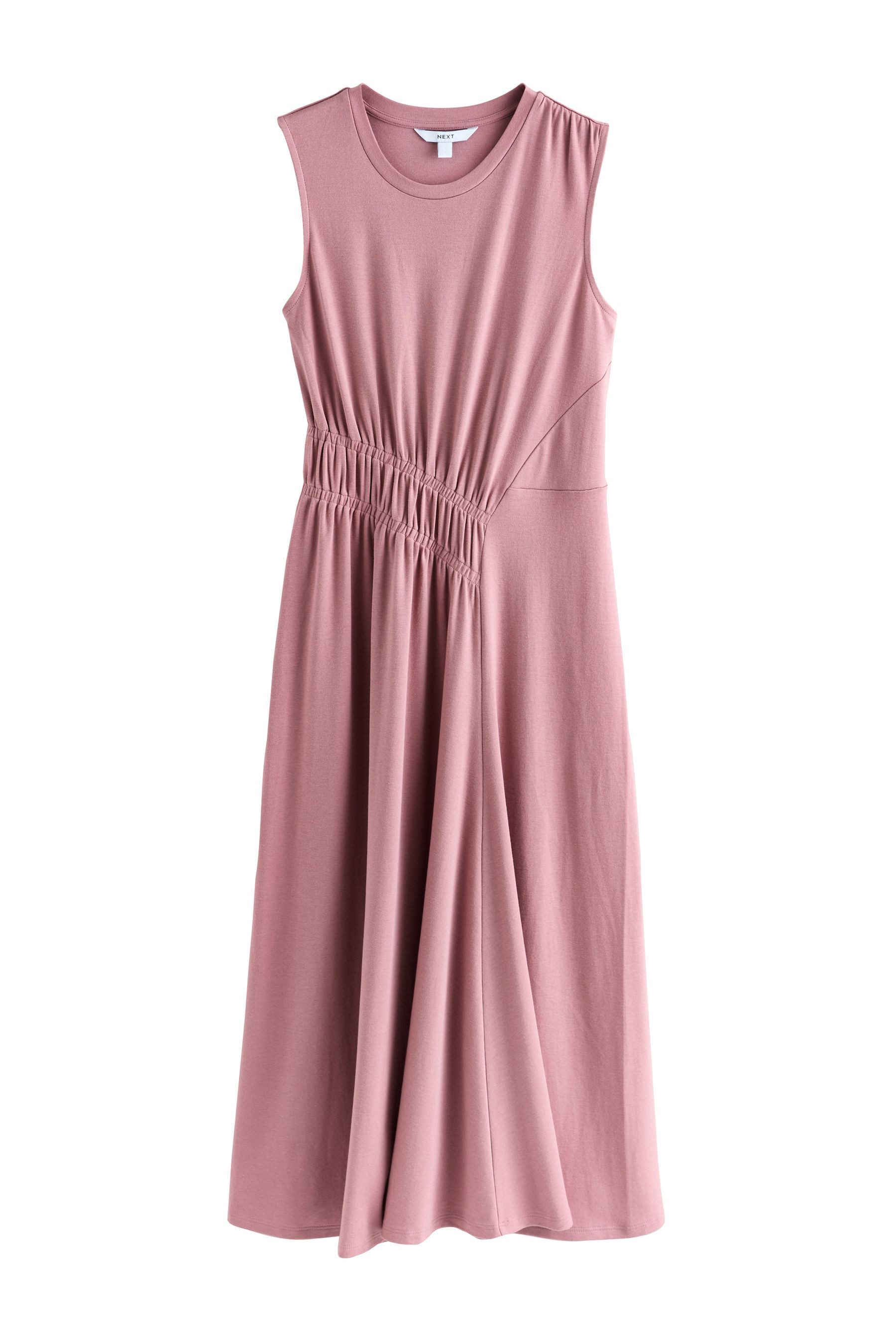 Midikleid Midikleid aus Jersey, Kurzgröße