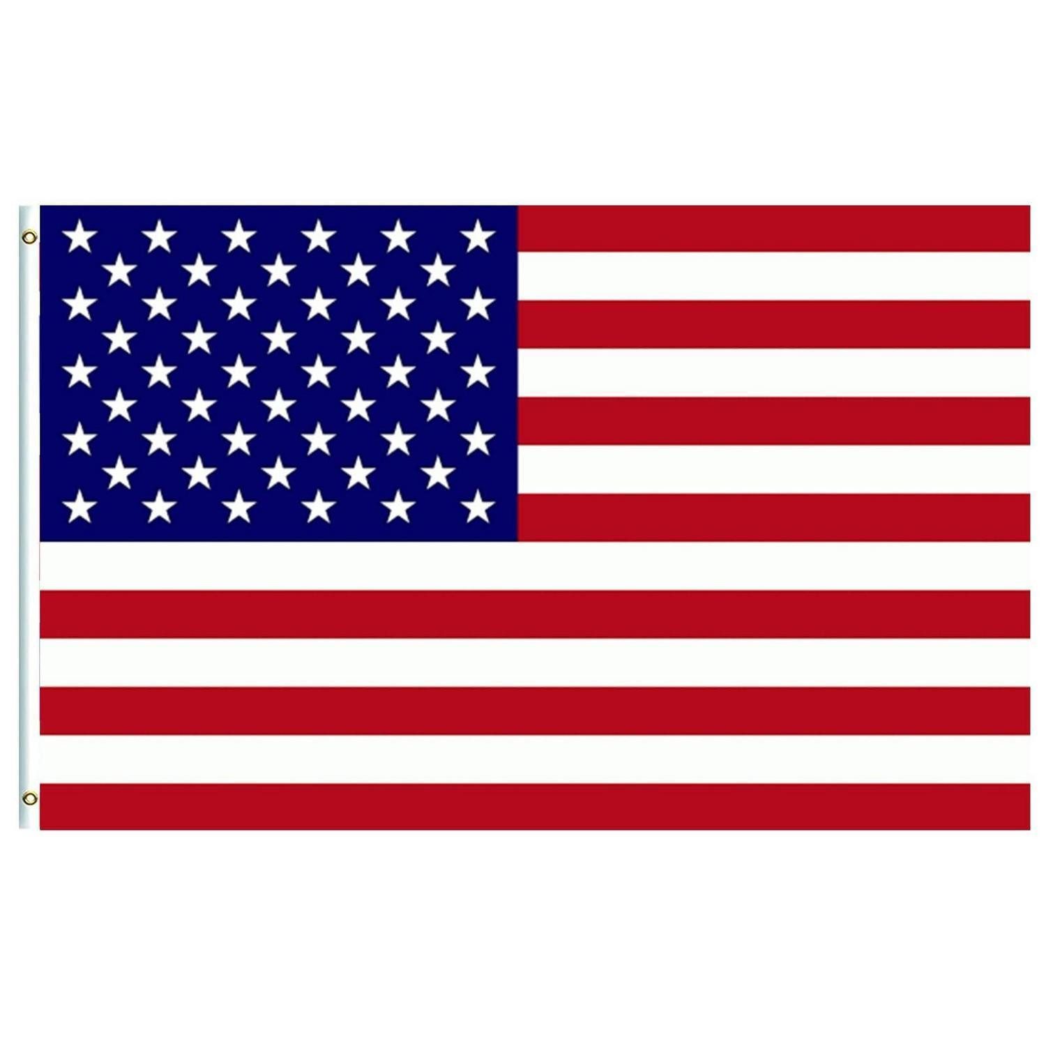 LuxusKollektion Flagge Flagge Amerika 90x150cm Polyester mit Ösen