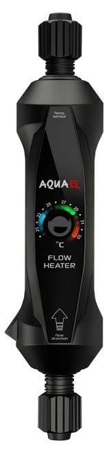 Aquael Regelheizer 122917 Aquarientemperaturregler FLOW HEATER 300W erste intelligente Durchlaufheizer für Süß- und Meerwasseraquarien