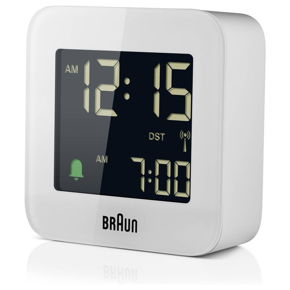Braun Wecker BC08W-DCF Funk Wecker Weiß