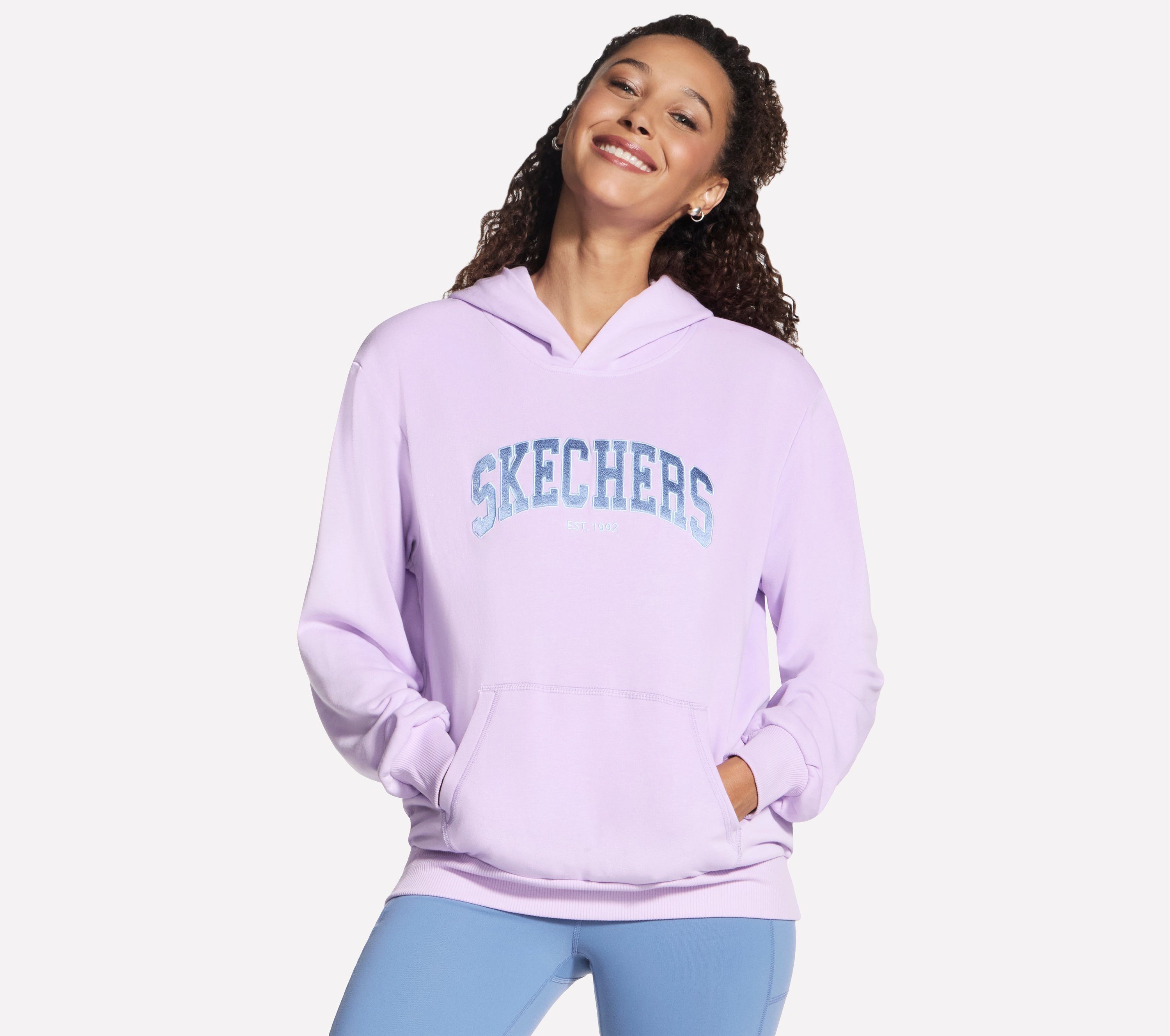 Skechers Kapuzensweatshirt Women's Hoodie aus Baumwolle und Polyester, für Erwachsene