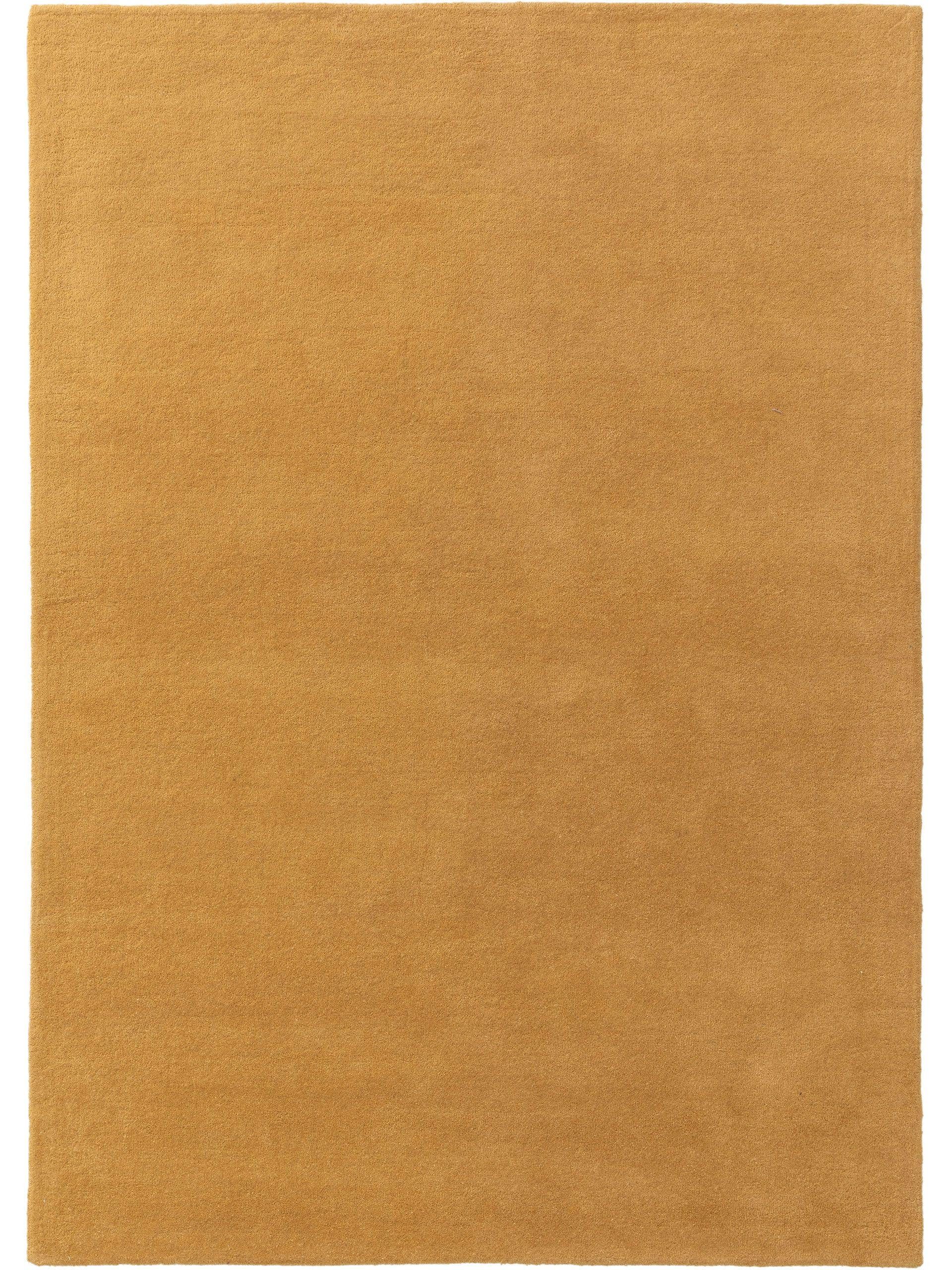 benuta Wollteppich Bent, rechteckig, Höhe: 6 mm, 100% Wolle, handgetuftet, Uni, Elegant, Wohnzimmer