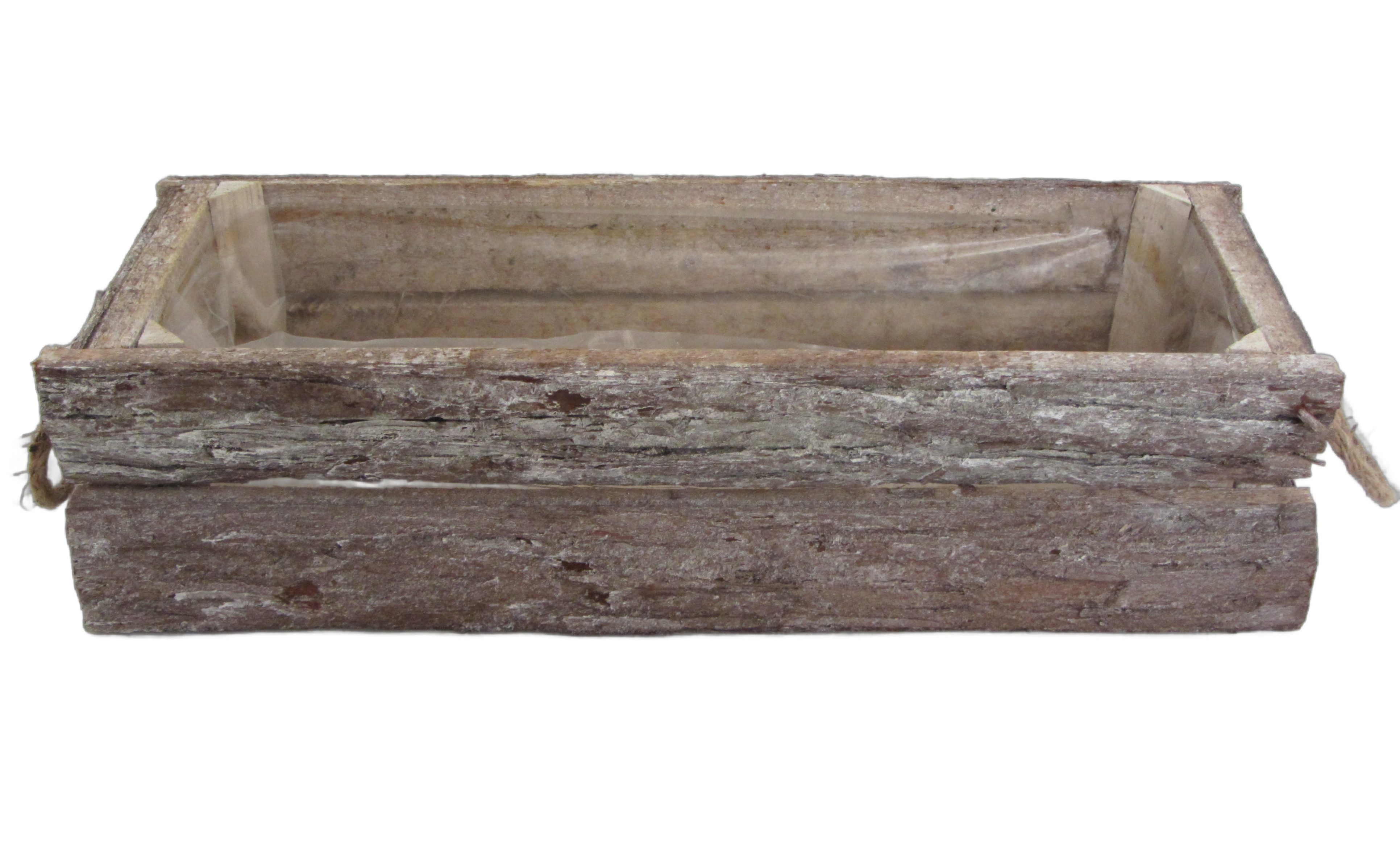 meinvipshop Blumentopf Holz Kiste Pflanzkiste 39x15x9cm günstig online kaufen