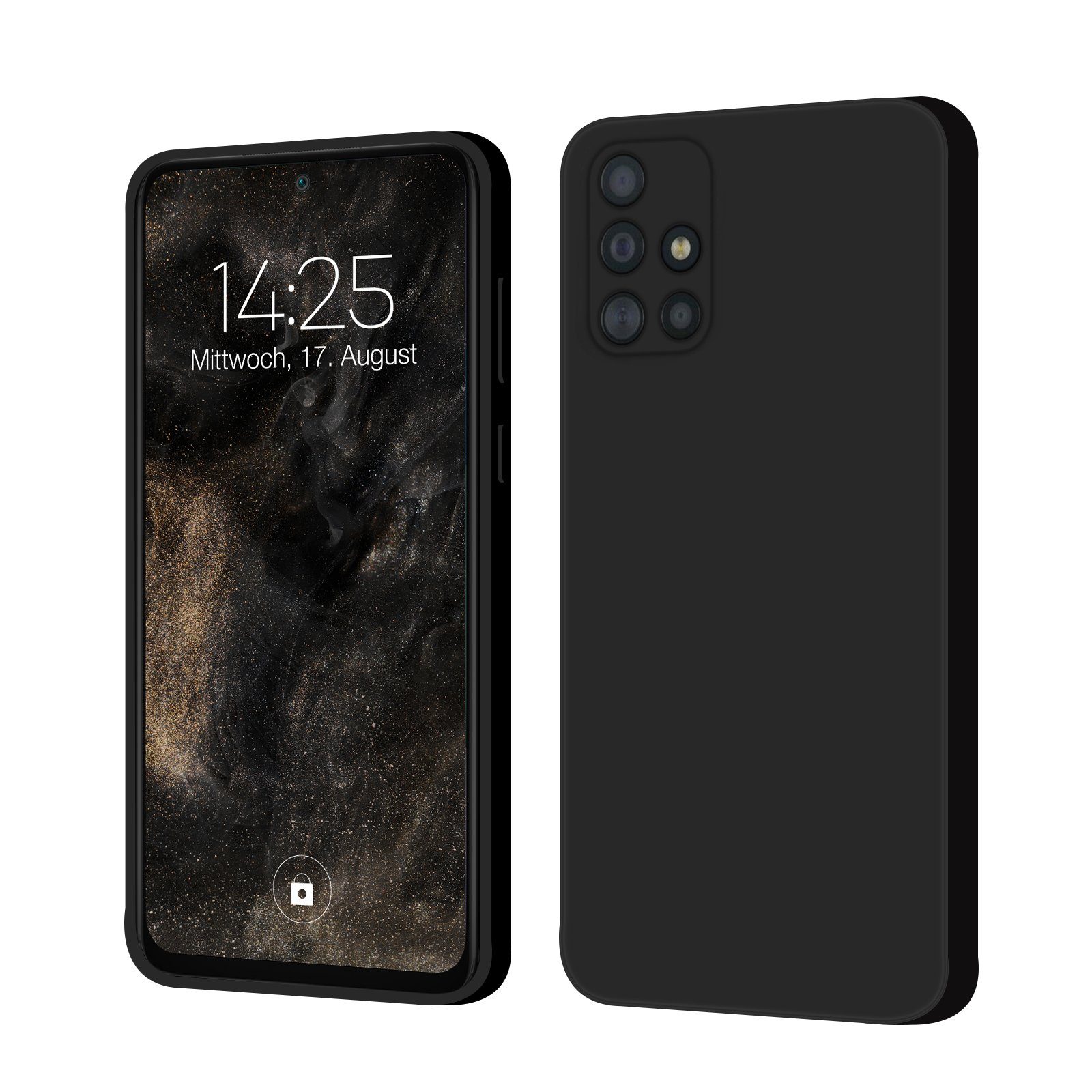 Tec-Expert Handyhülle SoftGrip Cover Hülle für Samsung Galaxy A51, Handy Case Bumper integrierter Kameraschutz flexibel