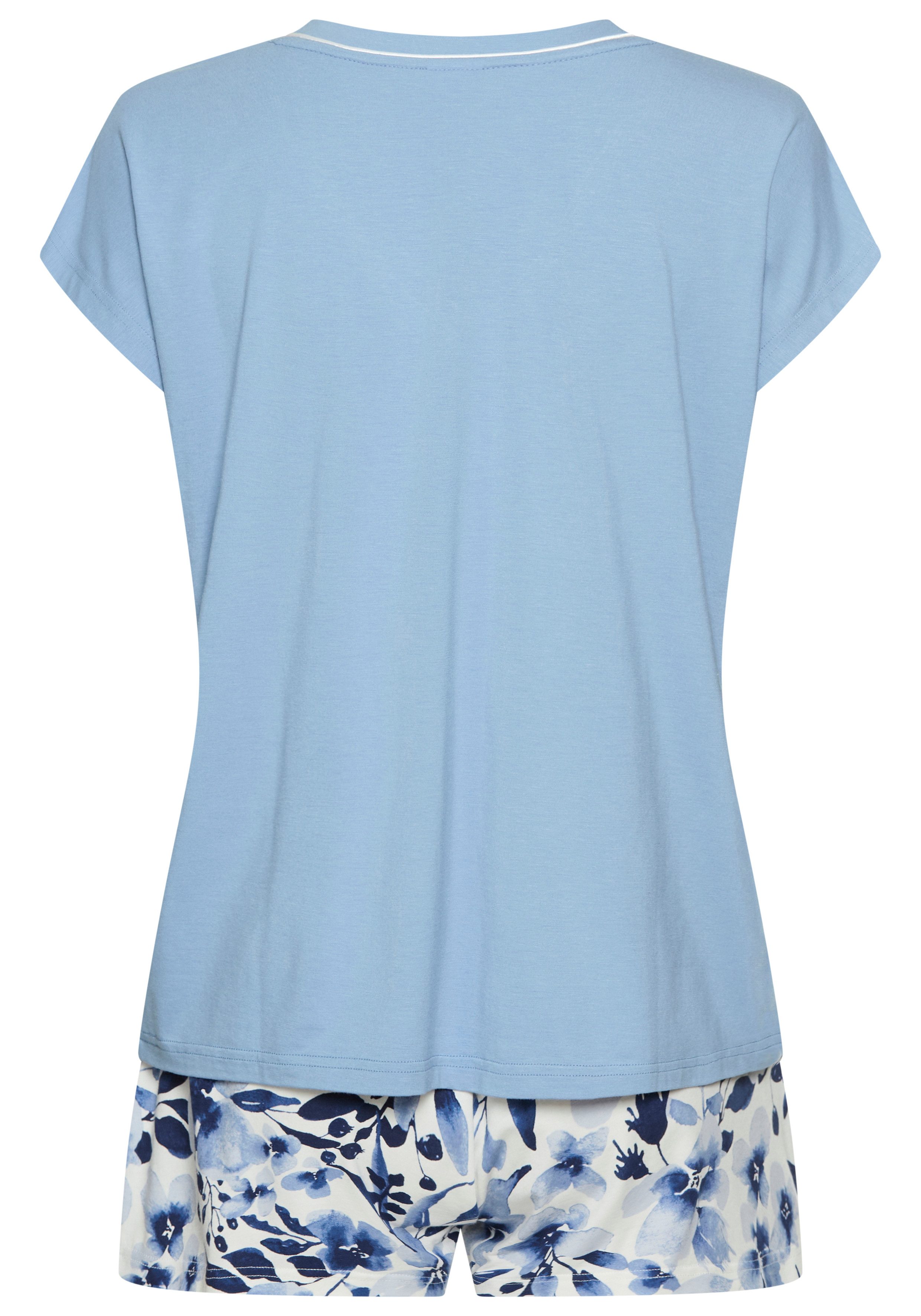 LASCANA Shorty (Set, 2 tlg) mit bedruckter Shorts