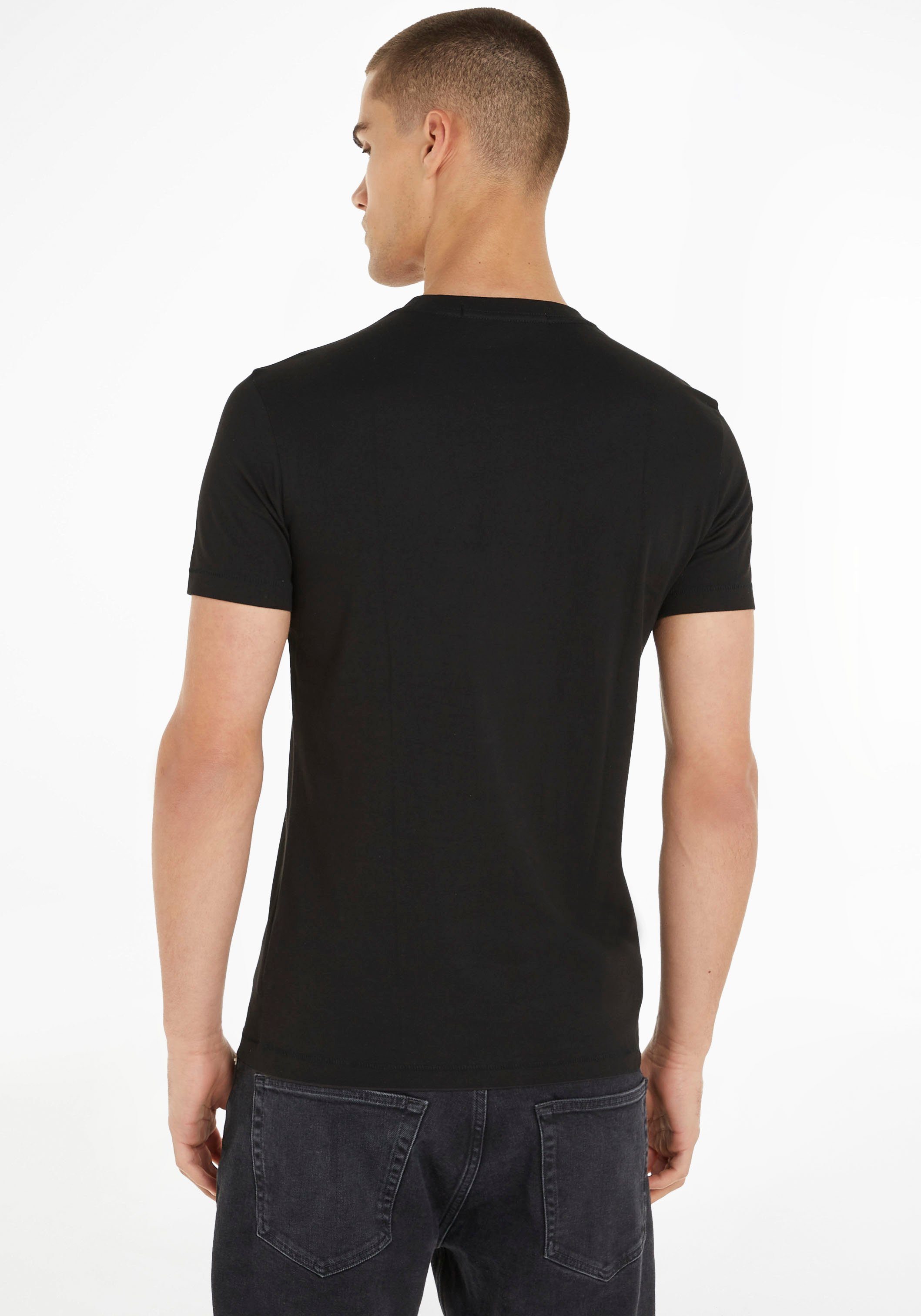 Calvin Klein Calvin Logoschriftzug mit Black Ck T-Shirt Klein Jeans INSTITUTIONAL LOGO