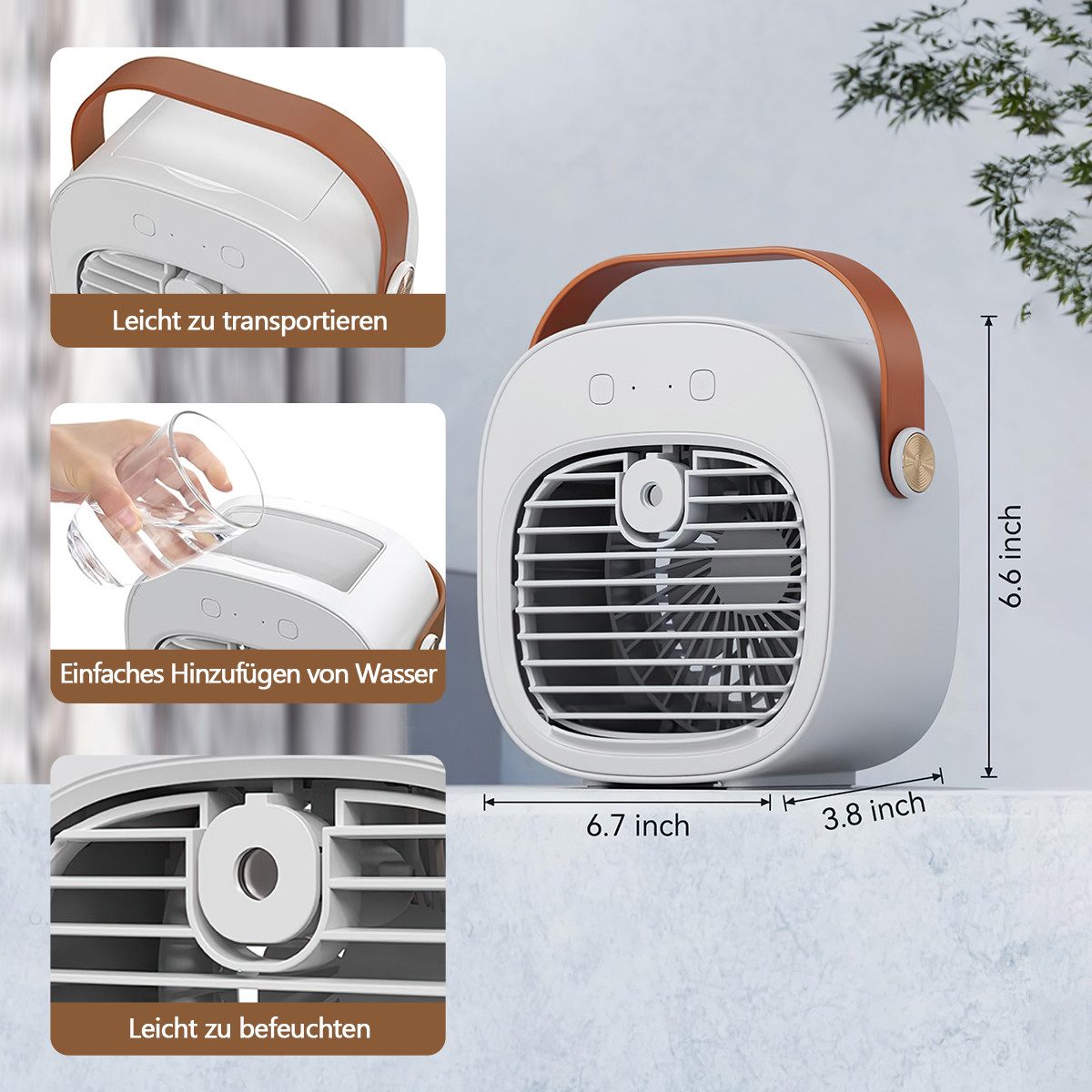 ZEUOPQ Mini USB-Ventilator Tischventilator USB Luftbefeuchter günstig online kaufen
