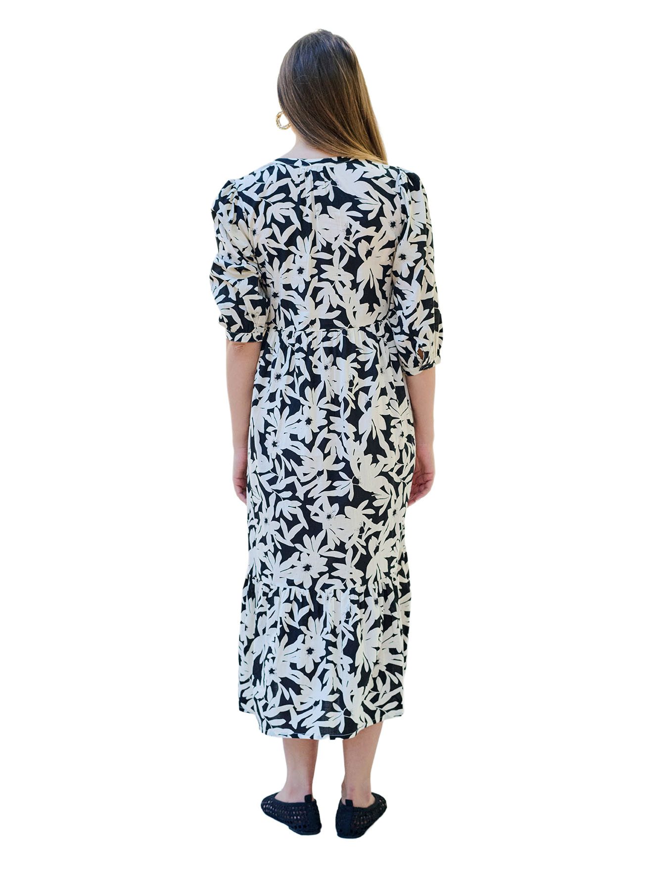 Envie de Fraise Umstandskleid Langes Boho-Kleid für Schwangerschaft & Stillzeit