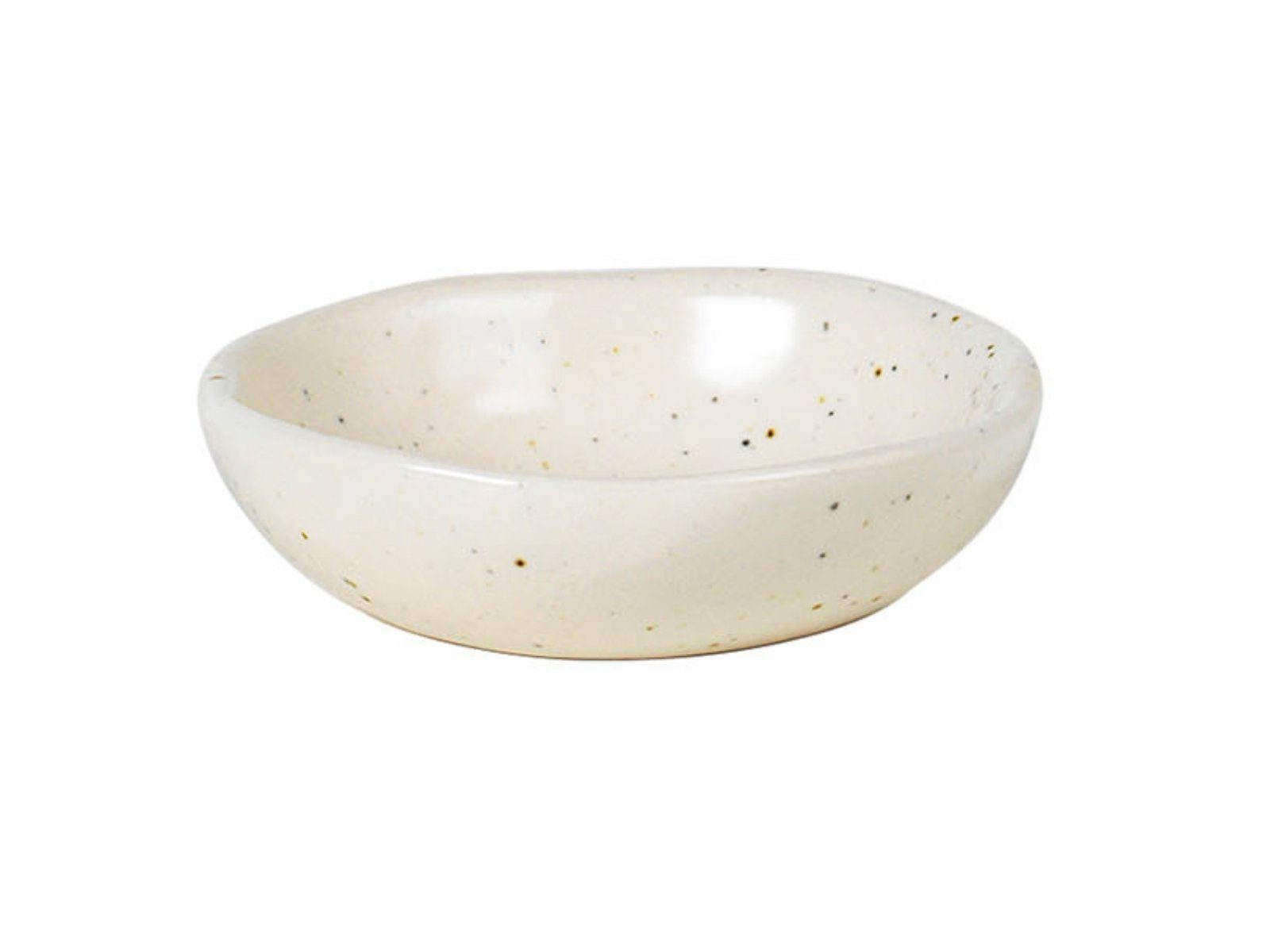 Broste Copenhagen Schale NORDIC VANILLA Butterschale 7 x 2 cm, Steinzeug, (Butterschalen), Nordic Vanilla Butterschale