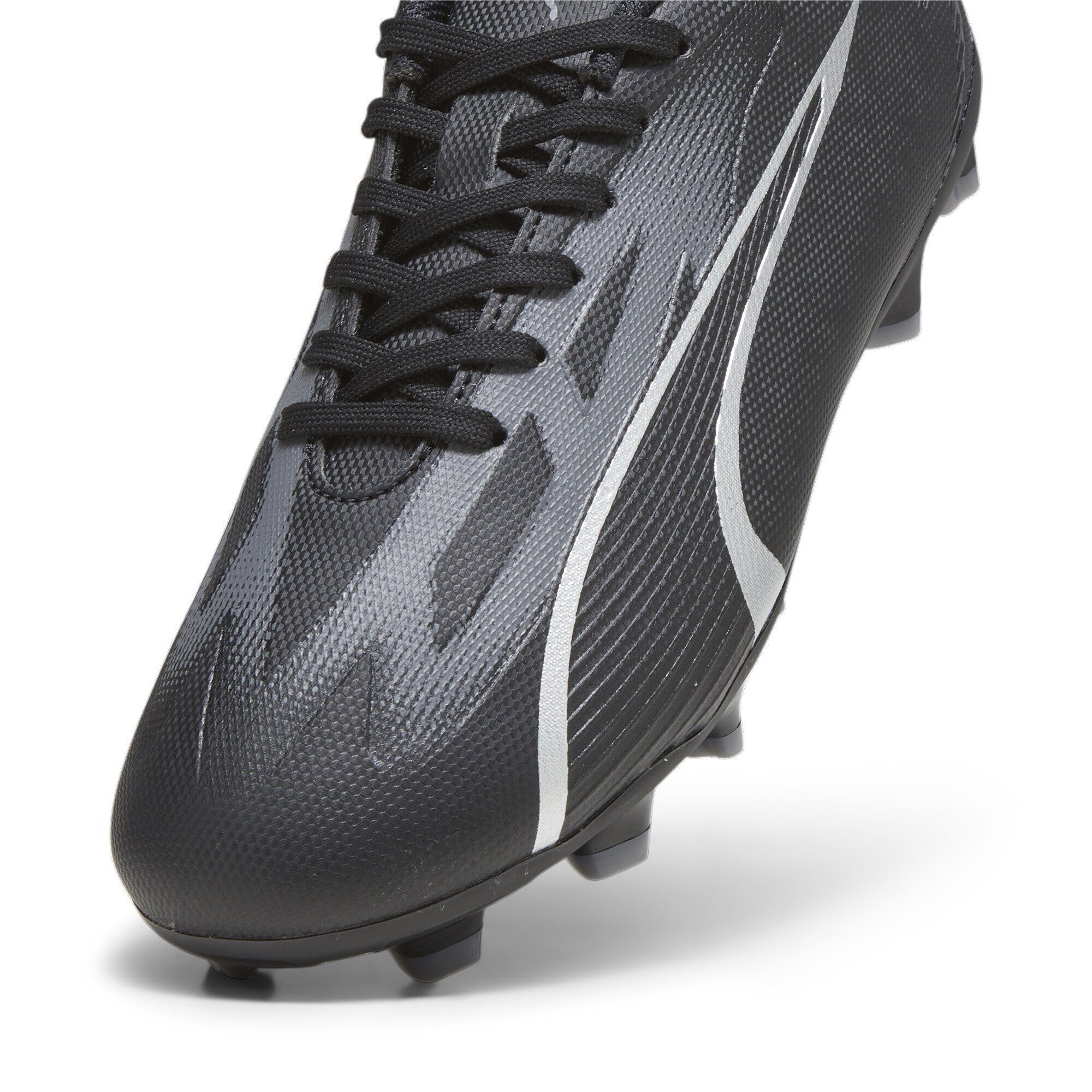 Gray Fußballschuhe FG/AG PUMA Jugendliche ULTRA Fußballschuh Asphalt PLAY Black