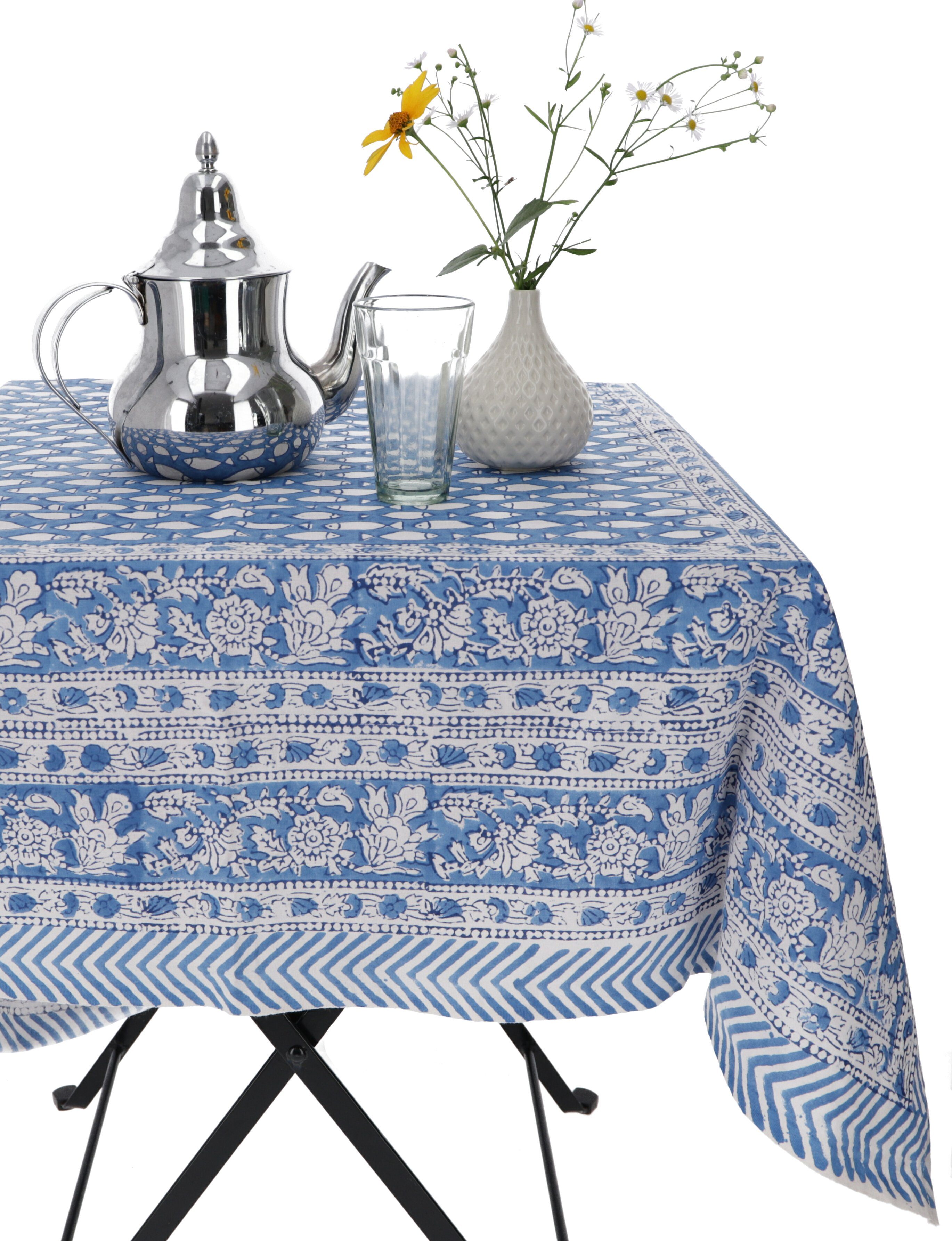 Guru-Shop Tischläufer Handbedruckte Tischdecke, Tischläufer.. günstig online kaufen