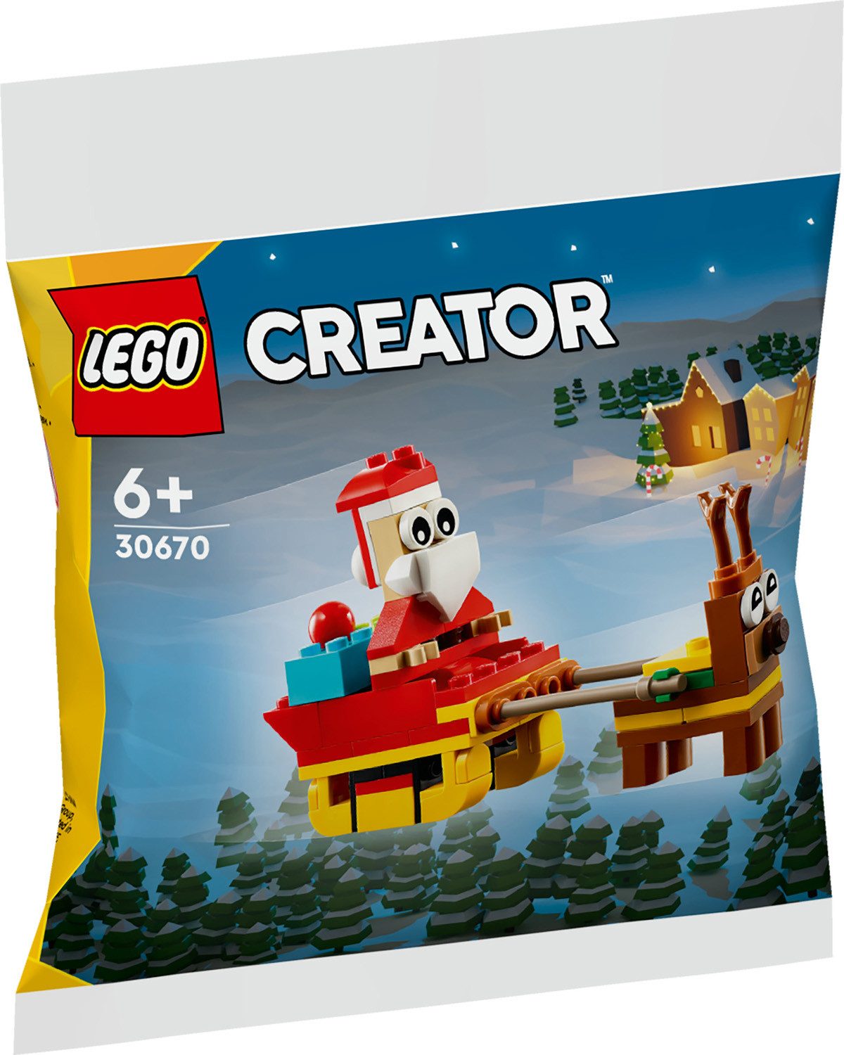 LEGO® LEGO 30670 Creator - Weihnachtsmann auf Schlitten Konstruktions-Spiel günstig online kaufen