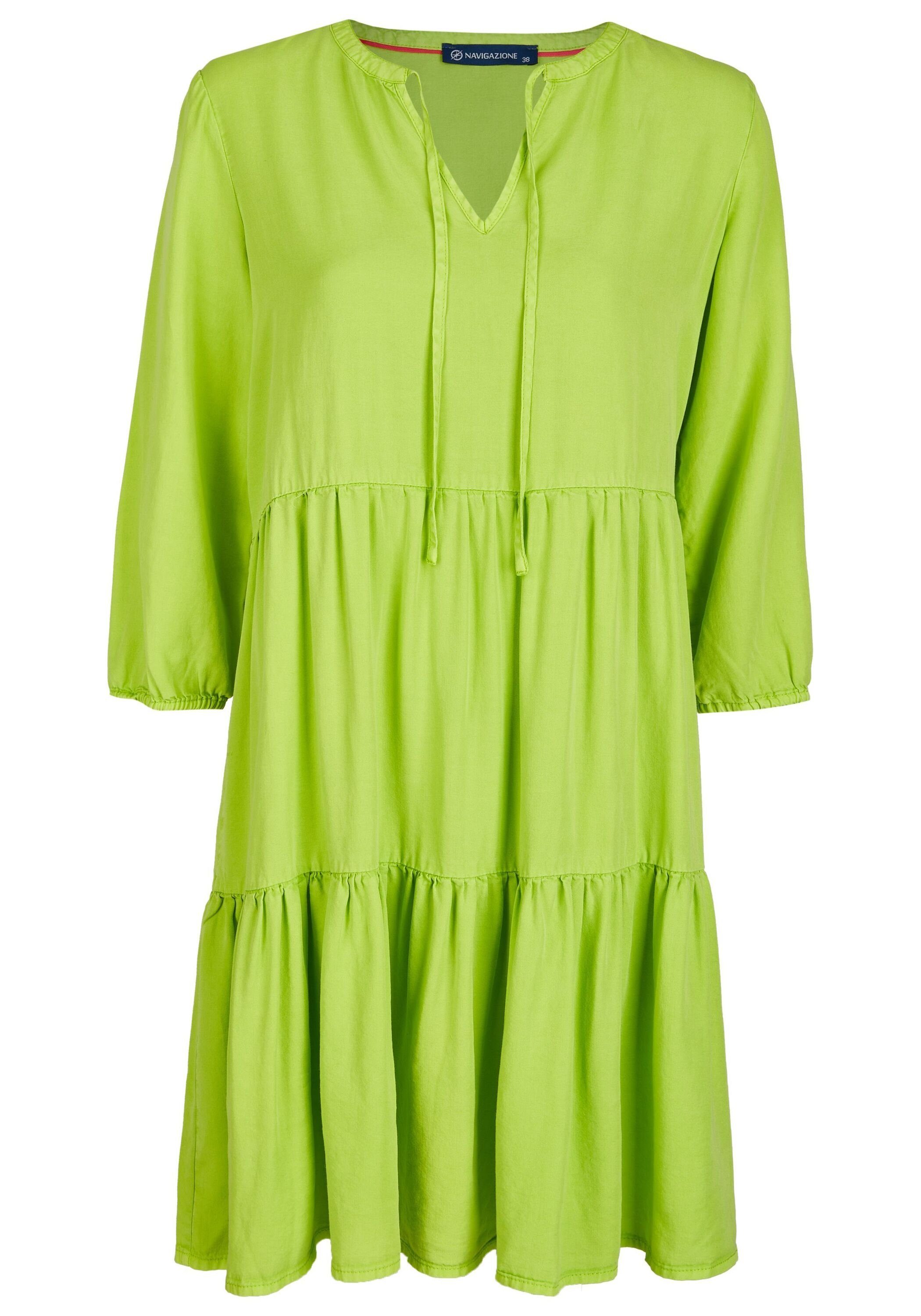 NAVIGAZIONE A-Linien-Kleid (1-tlg) mit Bindeband günstig online kaufen