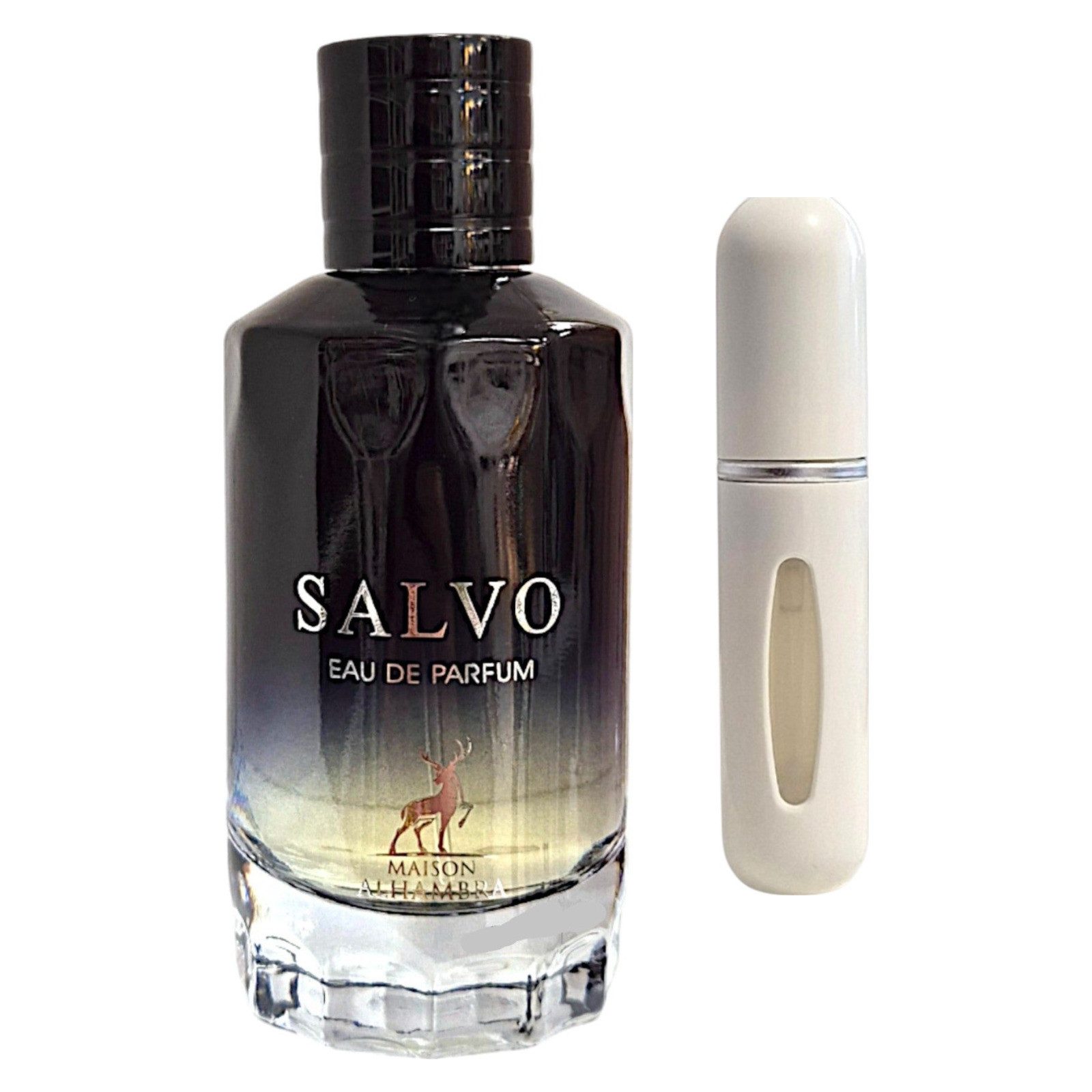 Maison Alhambra Duft-Set Salvo EDP 100ml + Parfümzerstäuber (leer)