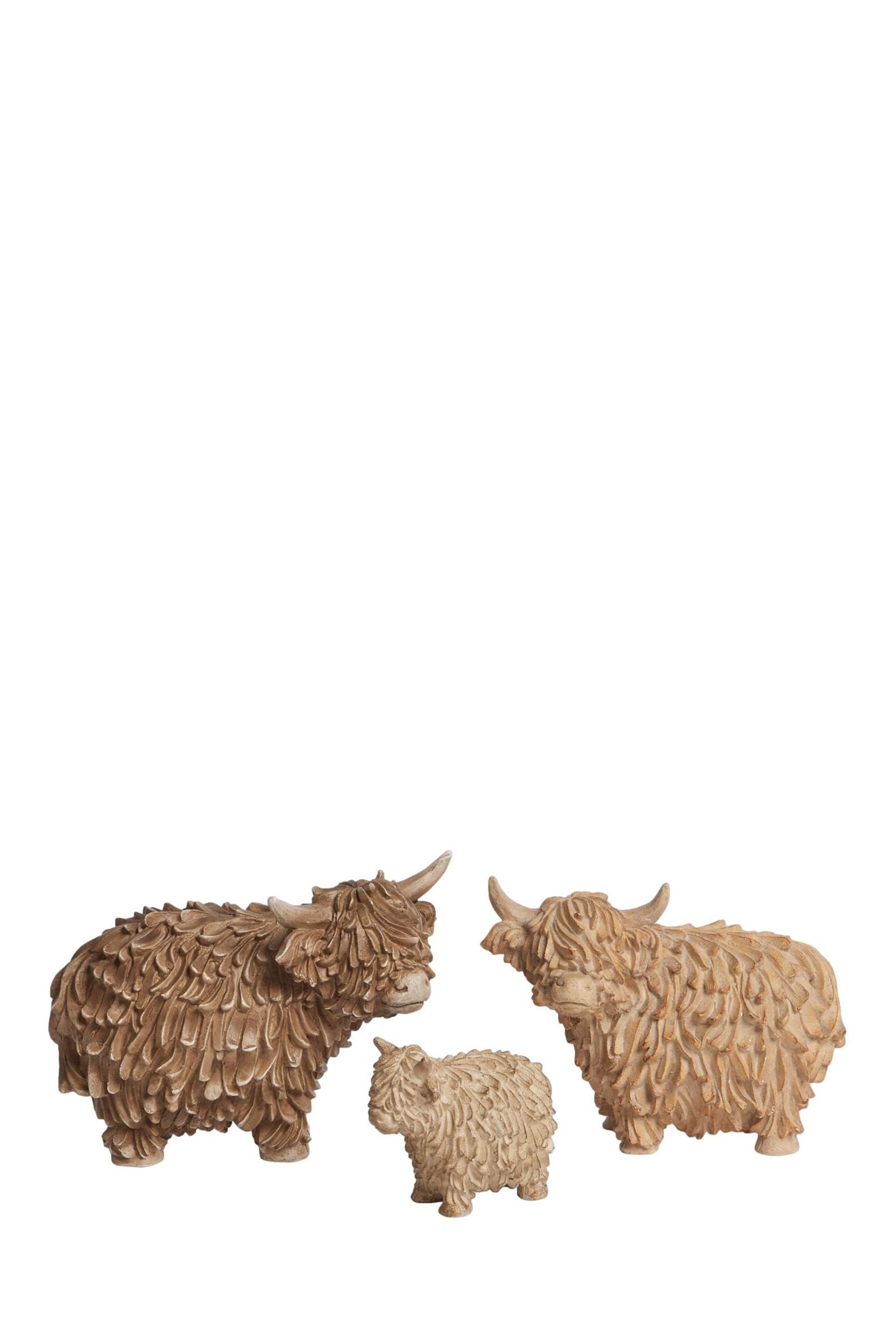 Next Dekoobjekt Hamish The Highland Cow Ornament, 3er-Set