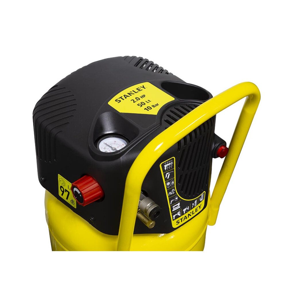 STANLEY Kompressor Stanley Kompressor - Ölfrei - Vertikal - 50 L / 2 hp / 10 bar, 1-tlg.