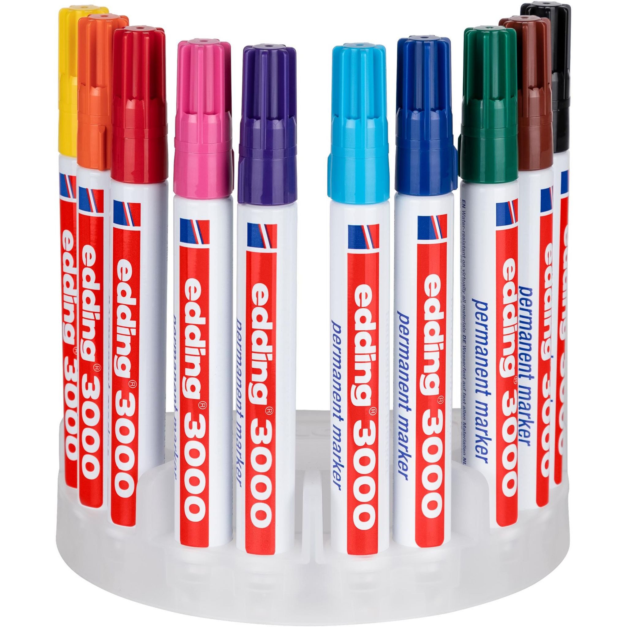 edding Marker Edding Permanentmarker 3000 10er-Systemboxsortiert