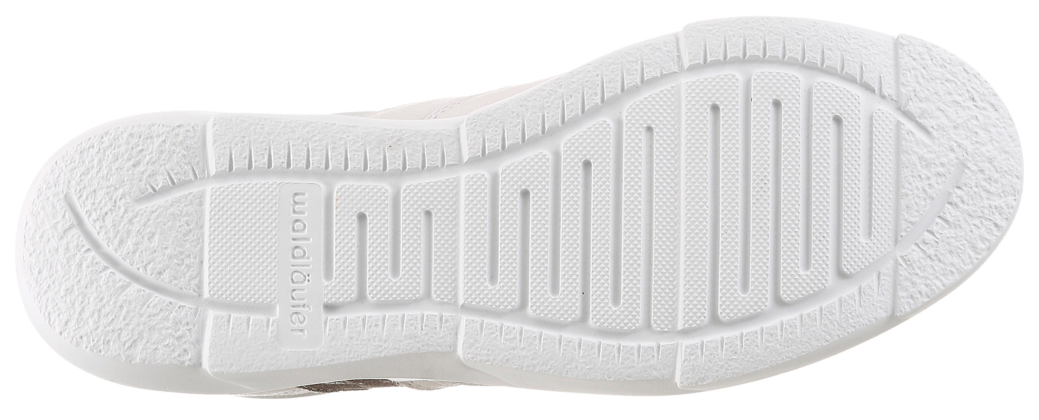 Waldläufer K-FUNKY Sneaker Schnürschuh, Komfortschuh mit seitlichem Reißverschluss, K-Weite