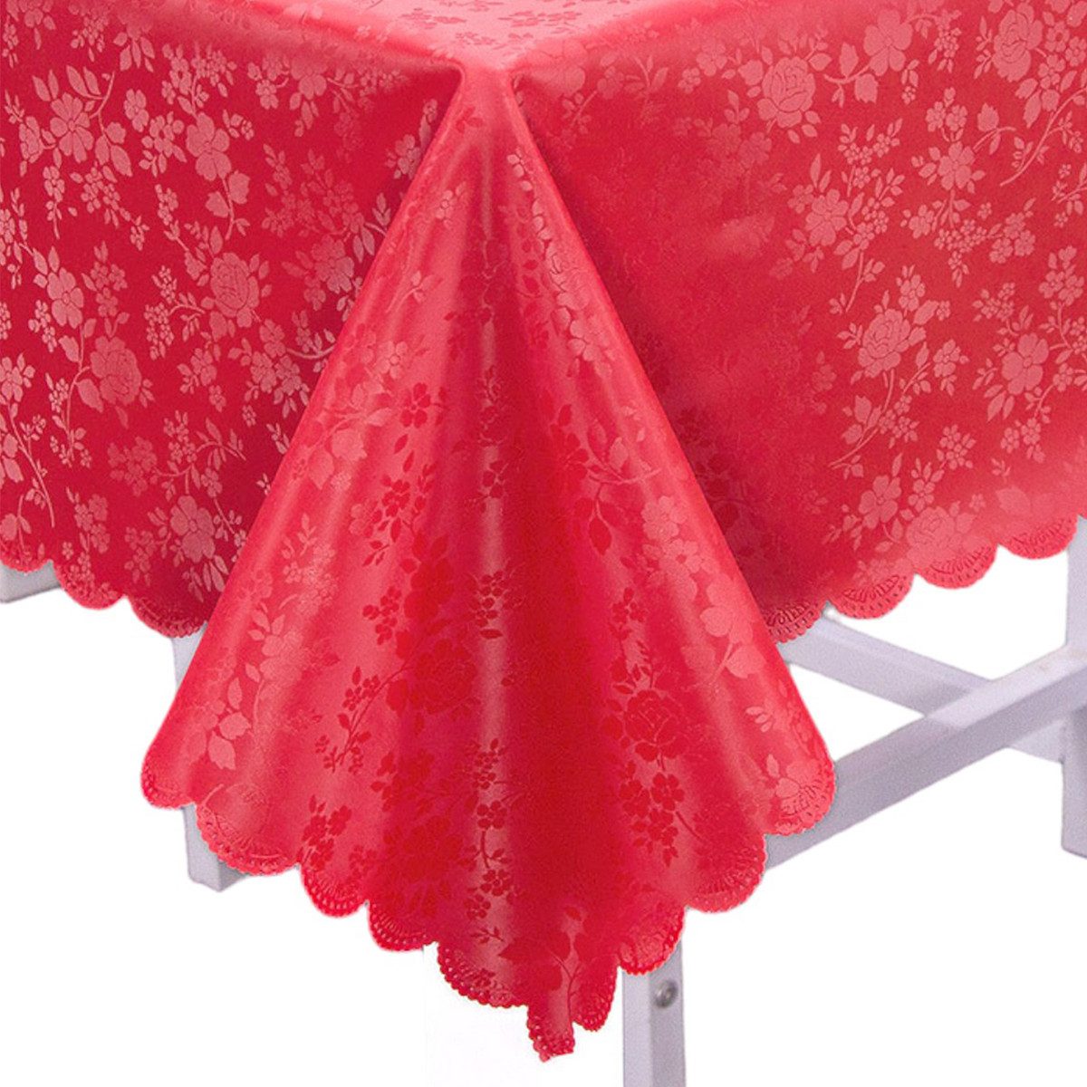 DYMADE Tischdecke Rechtecke Tischläufer mit Wasserdichte, Ausgelöschbare, ölfeste, 1 Stück, 90x150/100x160/120x160/110x170cm