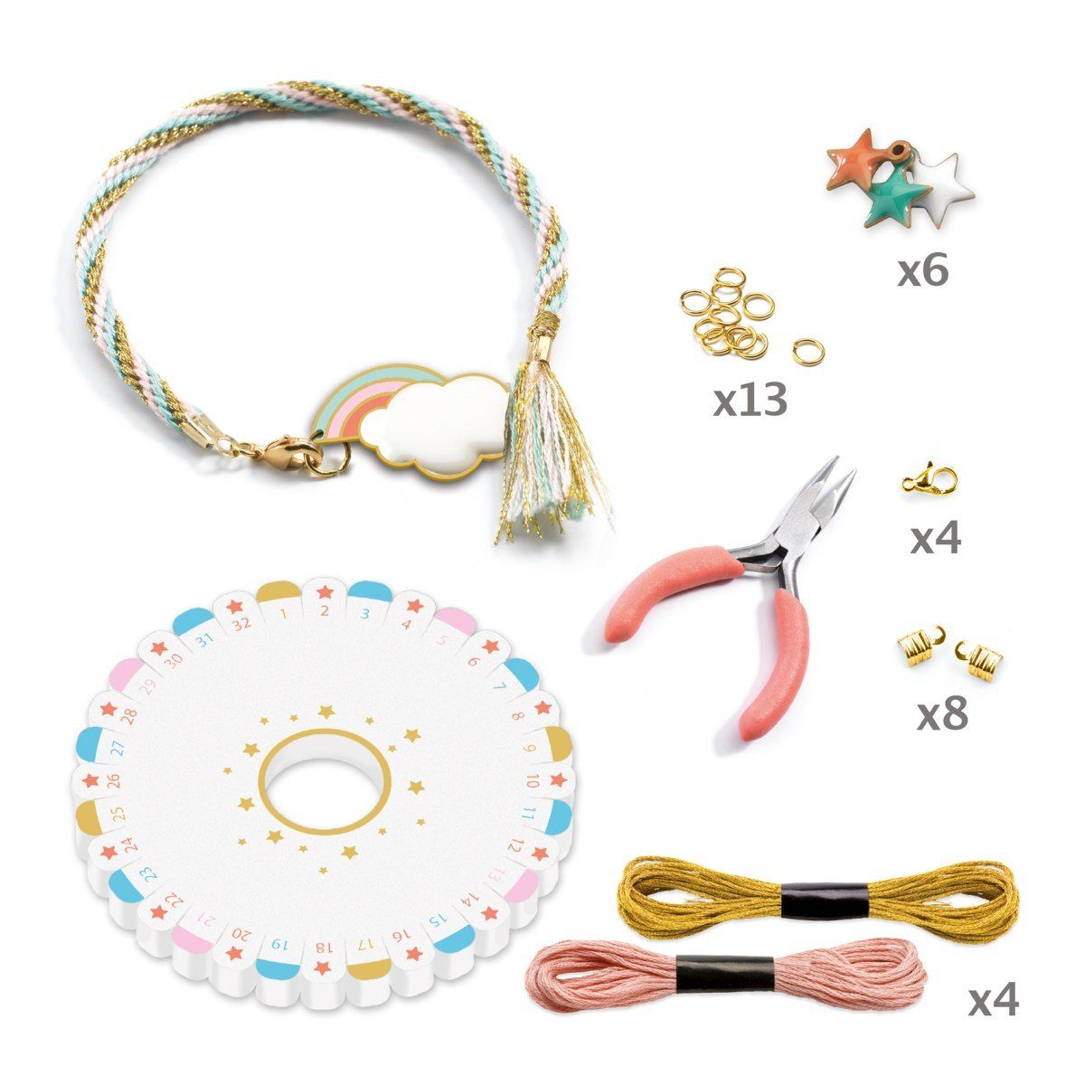 DJECO Bastelperlen Schmuck basteln Celeste DJ09818