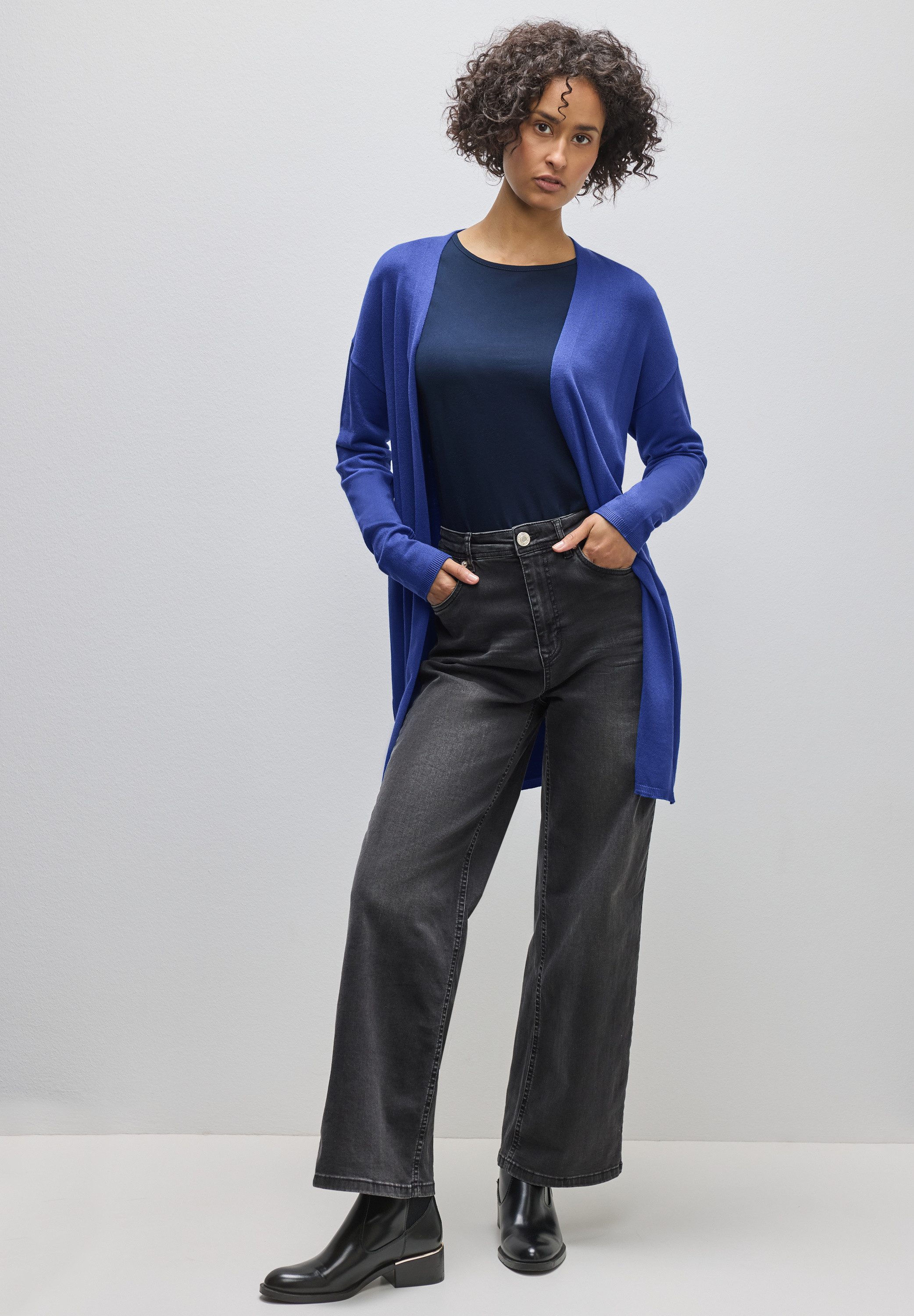 STREET ONE Strickjacke aus softer Viskose