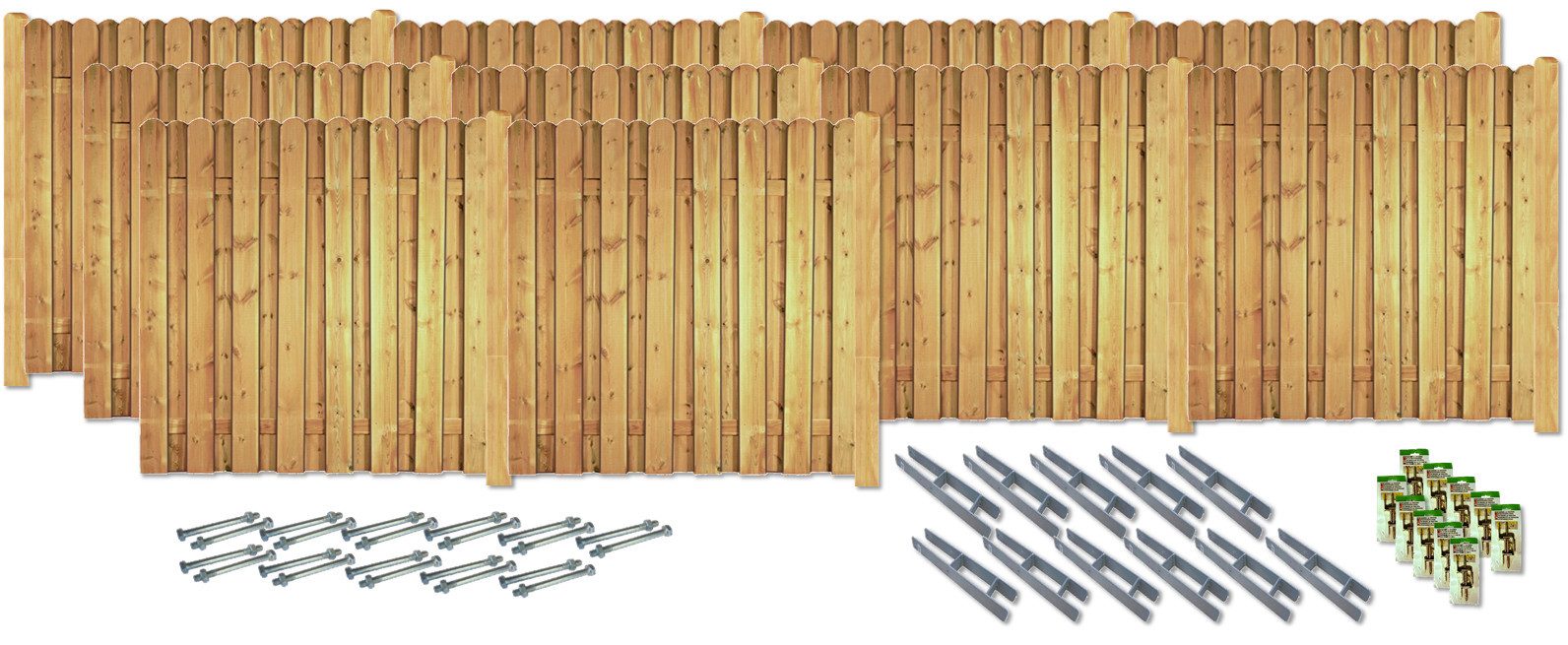 KONIFERA Sichtschutzelement DAYTONA, (Komplettset inkl. Zubehör), günstig online kaufen