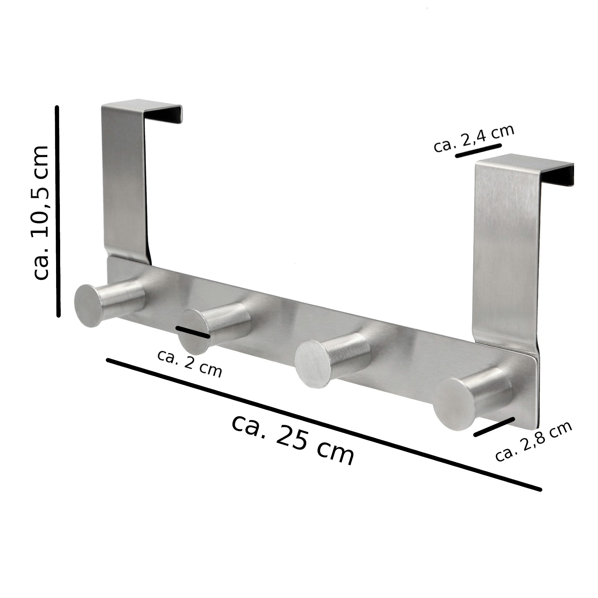 VonBueren Türgarderobe VonBueren Türgarderobe zum Einhängen gepolstert, (2-St) – Bild 2 von 5
