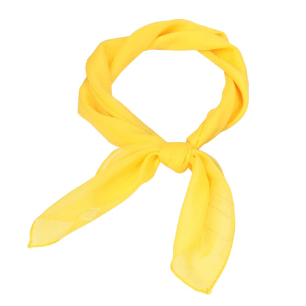 Zaewry Seidentuch Damen Nickituch Chiffon in einfarbig Uni - Leichtes zartes Halstuch, 65 x 65 cm