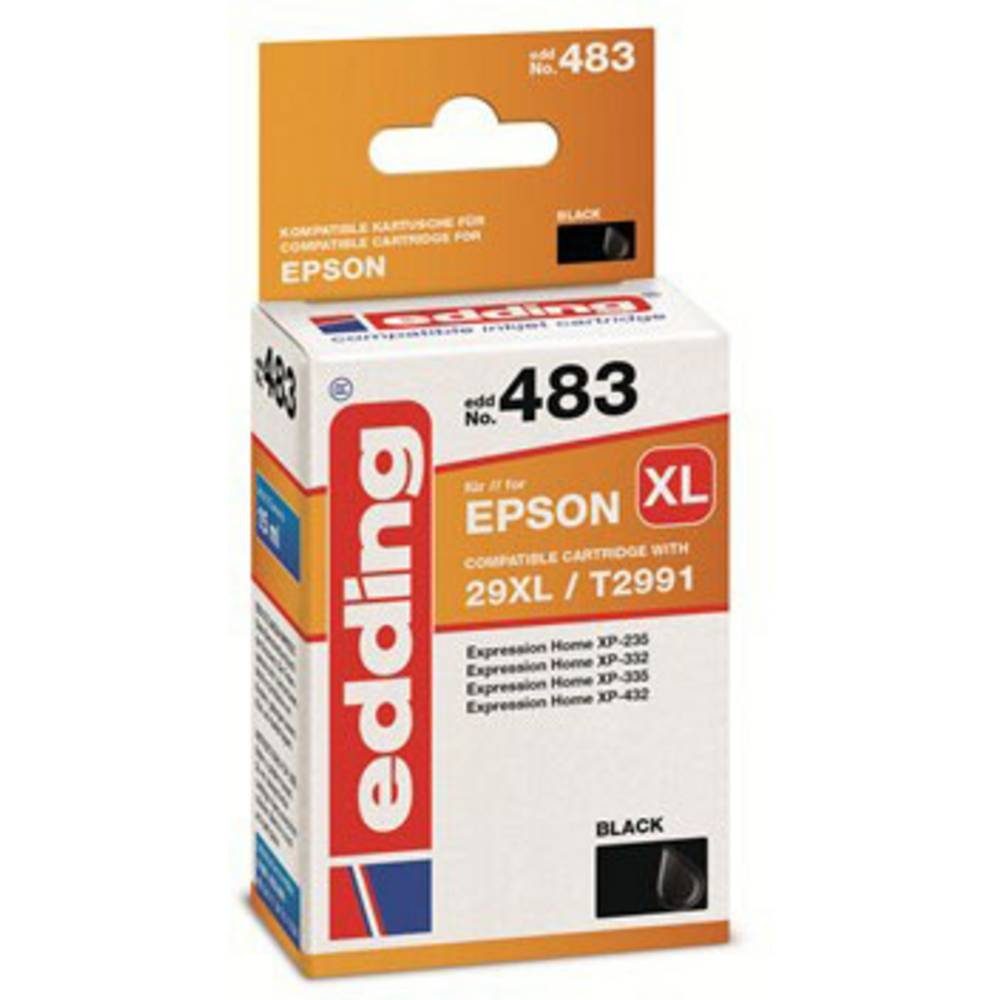 edding Druckerpatrone ersetzt Epson T29XL (T2991 Tintenpatrone