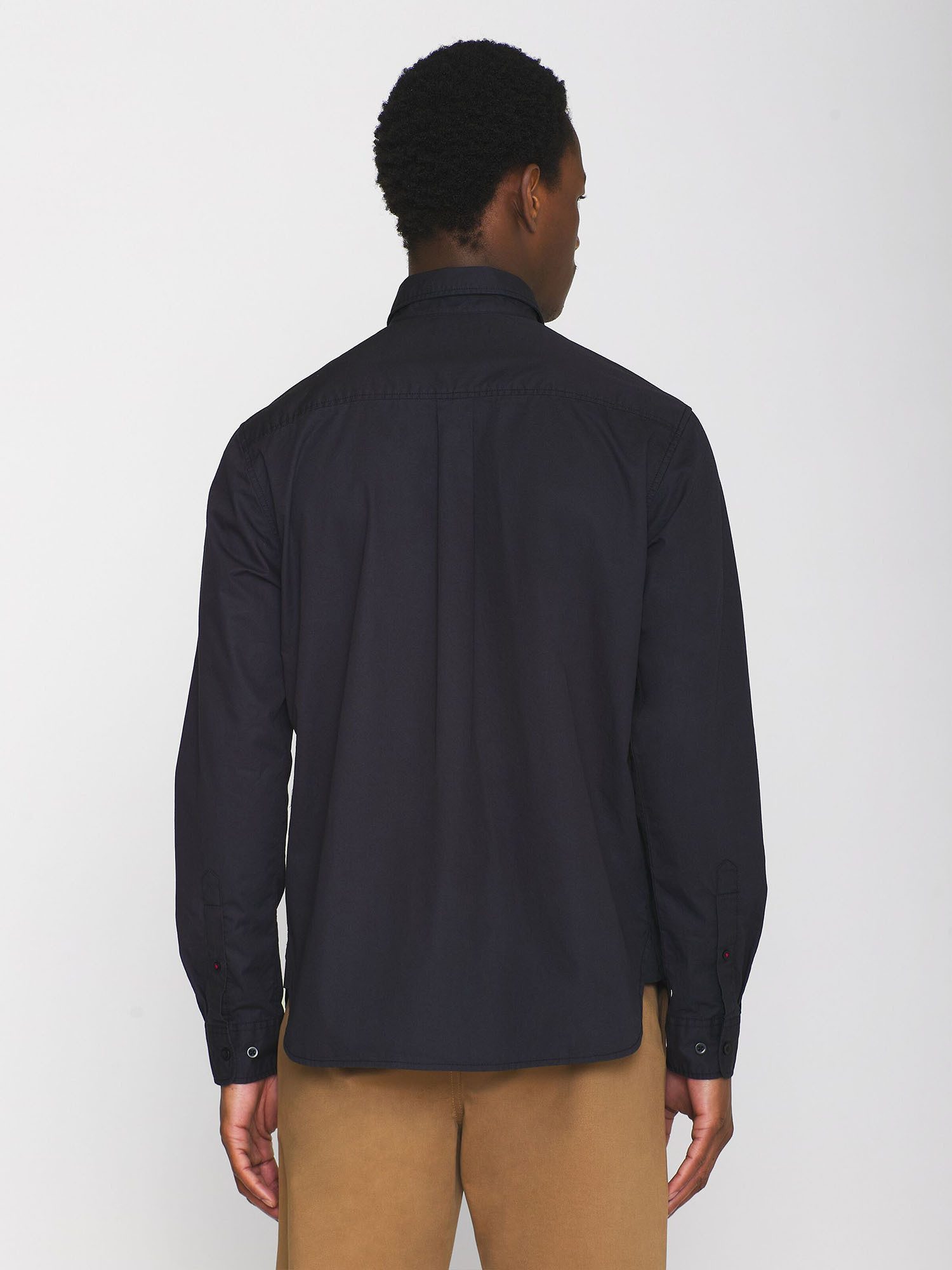 KnowledgeCotton Apparel Langarmhemd ALF Regular Crispy Cotton Shirt