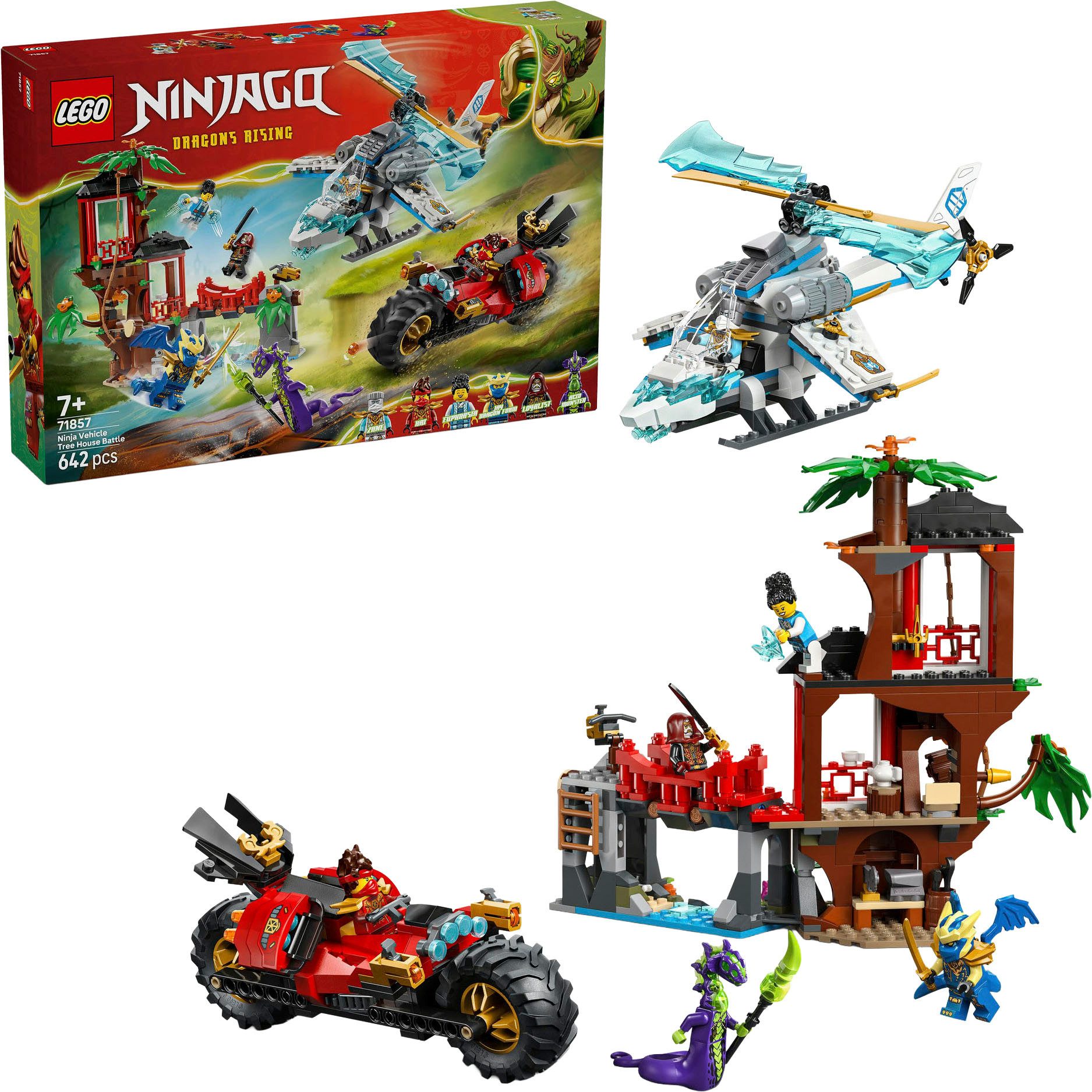 LEGO® Showdown am Baumhaus mit dem Ninja-Bike (71857), LEGO Ninjago Konstru günstig online kaufen
